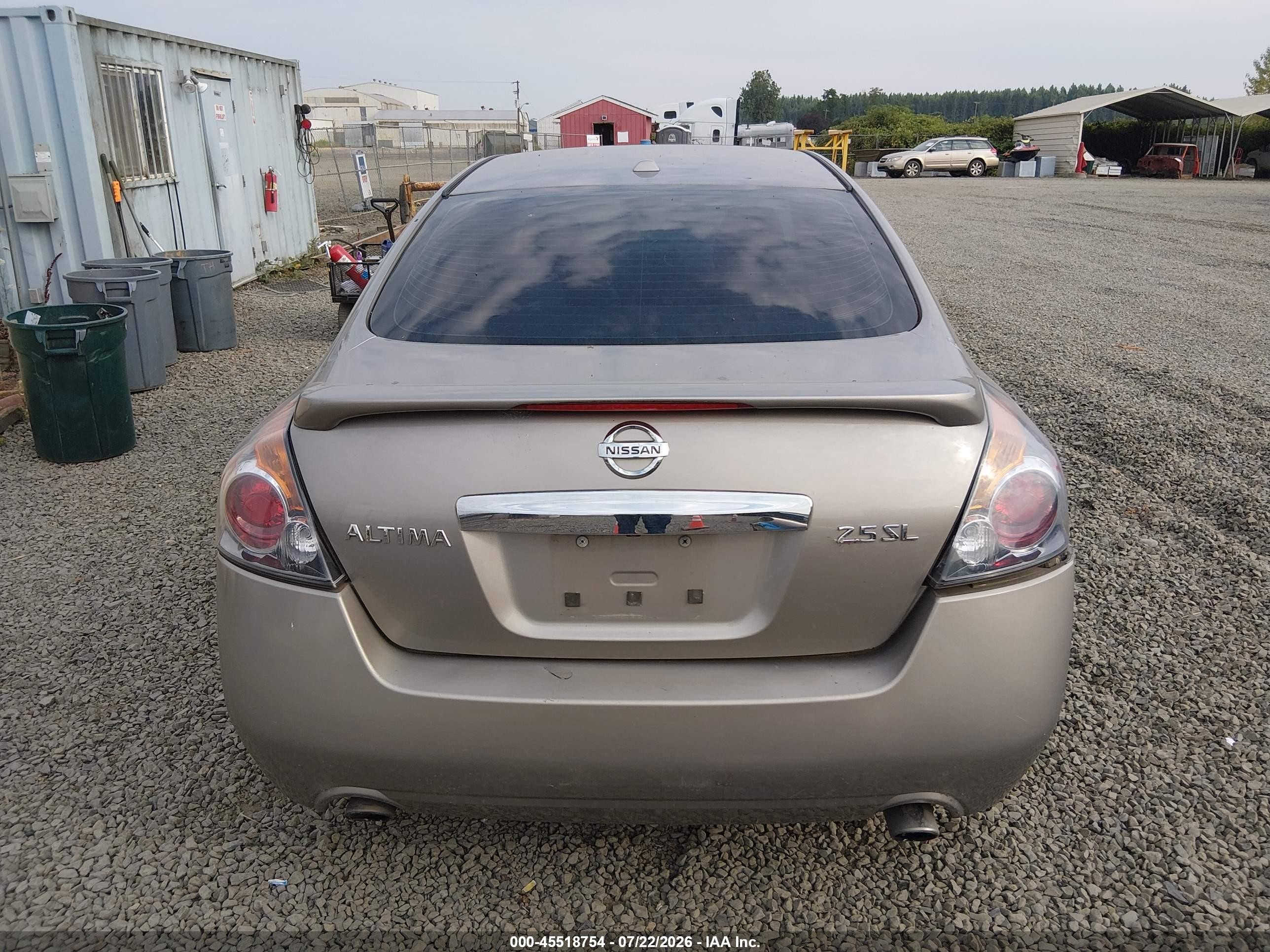 2011 Nissan Altima 2.5 S Tan vin: 1N4AL2AP6BN455966