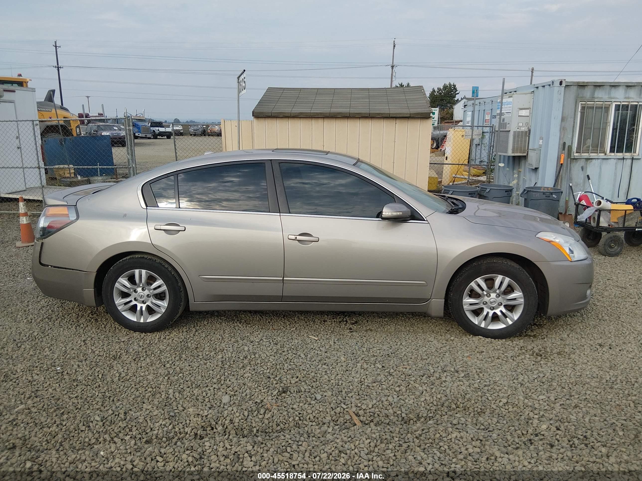 2011 Nissan Altima 2.5 S Tan vin: 1N4AL2AP6BN455966