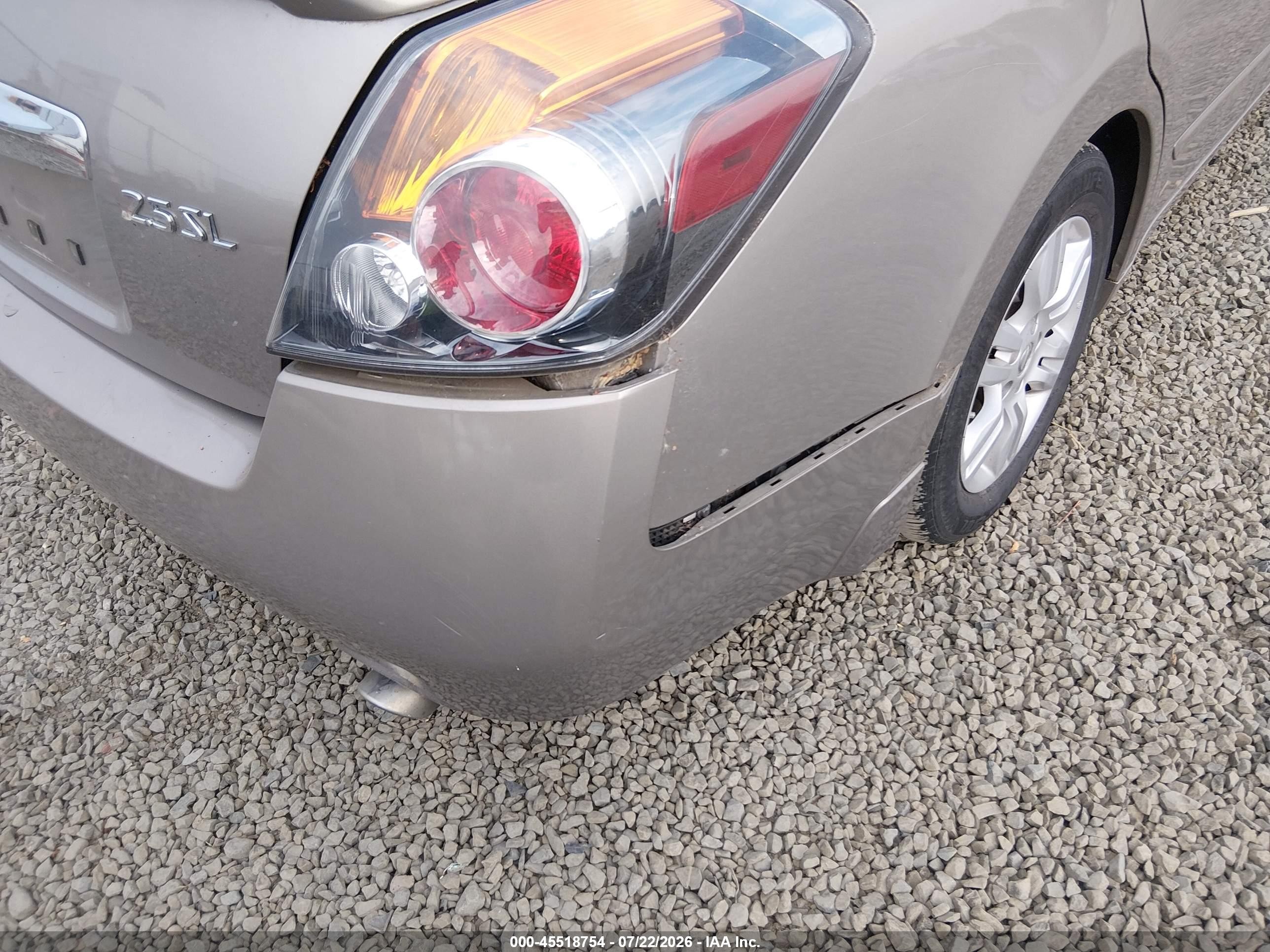 2011 Nissan Altima 2.5 S Tan vin: 1N4AL2AP6BN455966