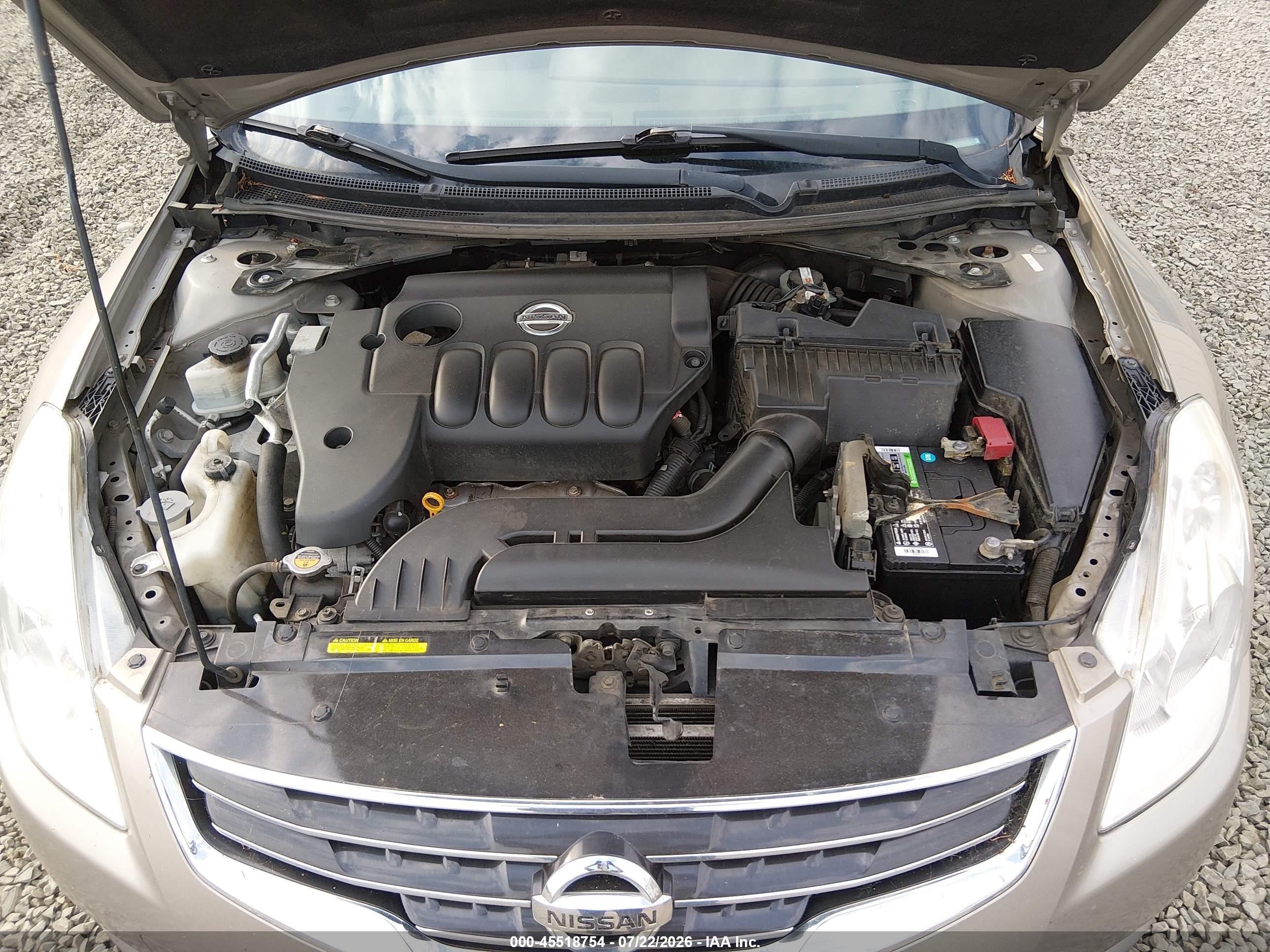 2011 Nissan Altima 2.5 S Tan vin: 1N4AL2AP6BN455966