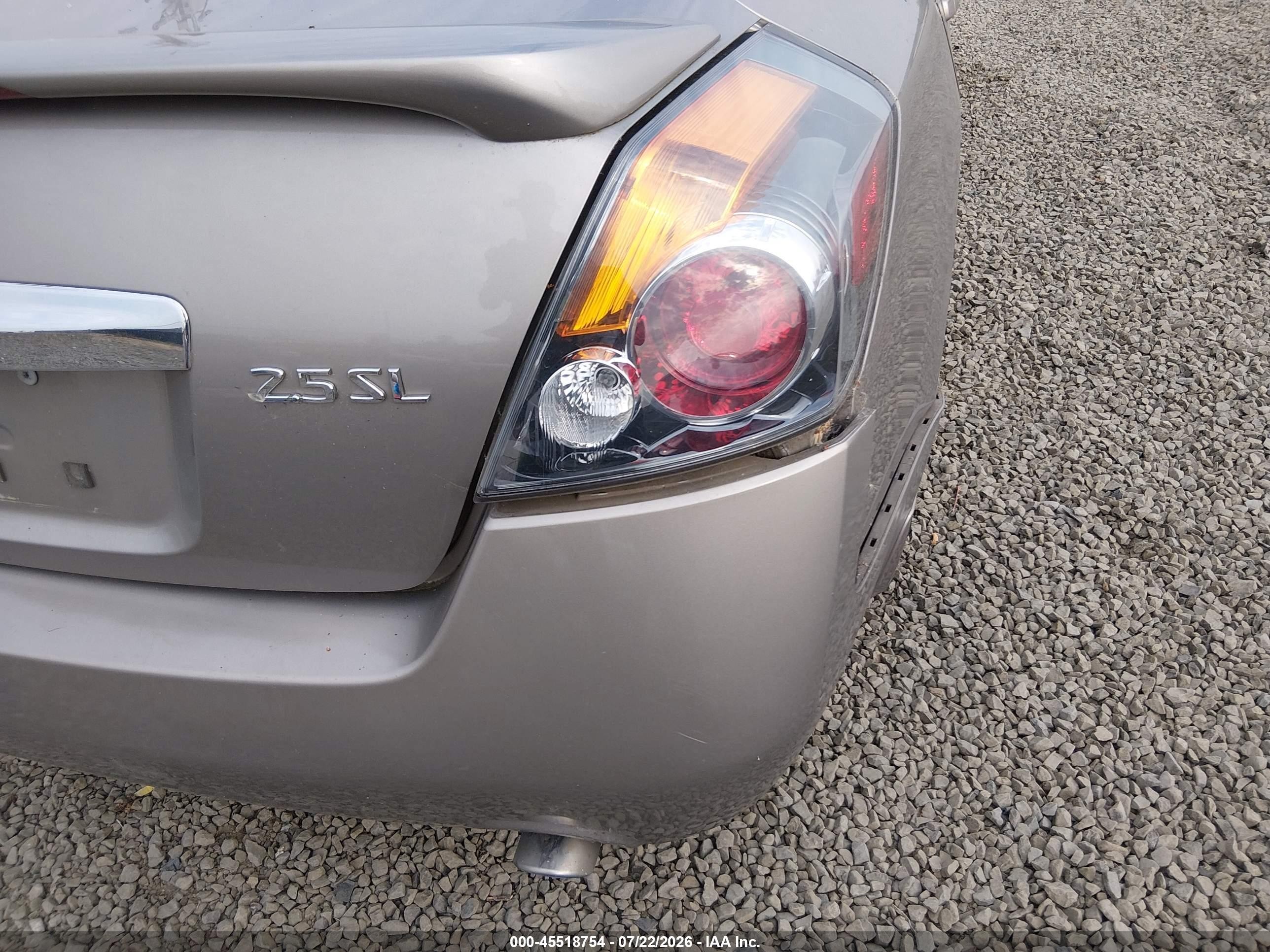 2011 Nissan Altima 2.5 S Tan vin: 1N4AL2AP6BN455966