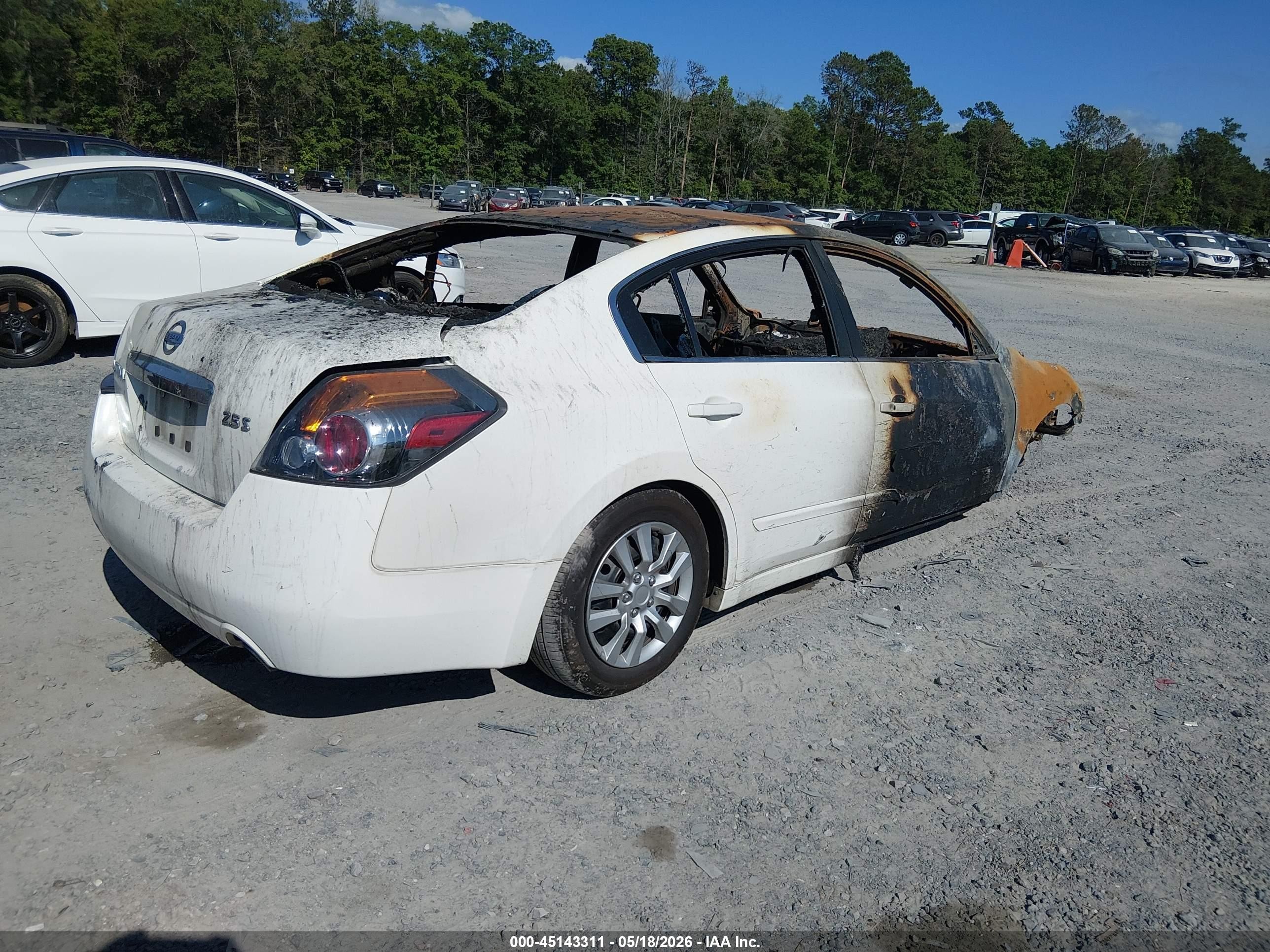 2011 Nissan Altima 2.5 S White vin: 1N4AL2AP6BN462609