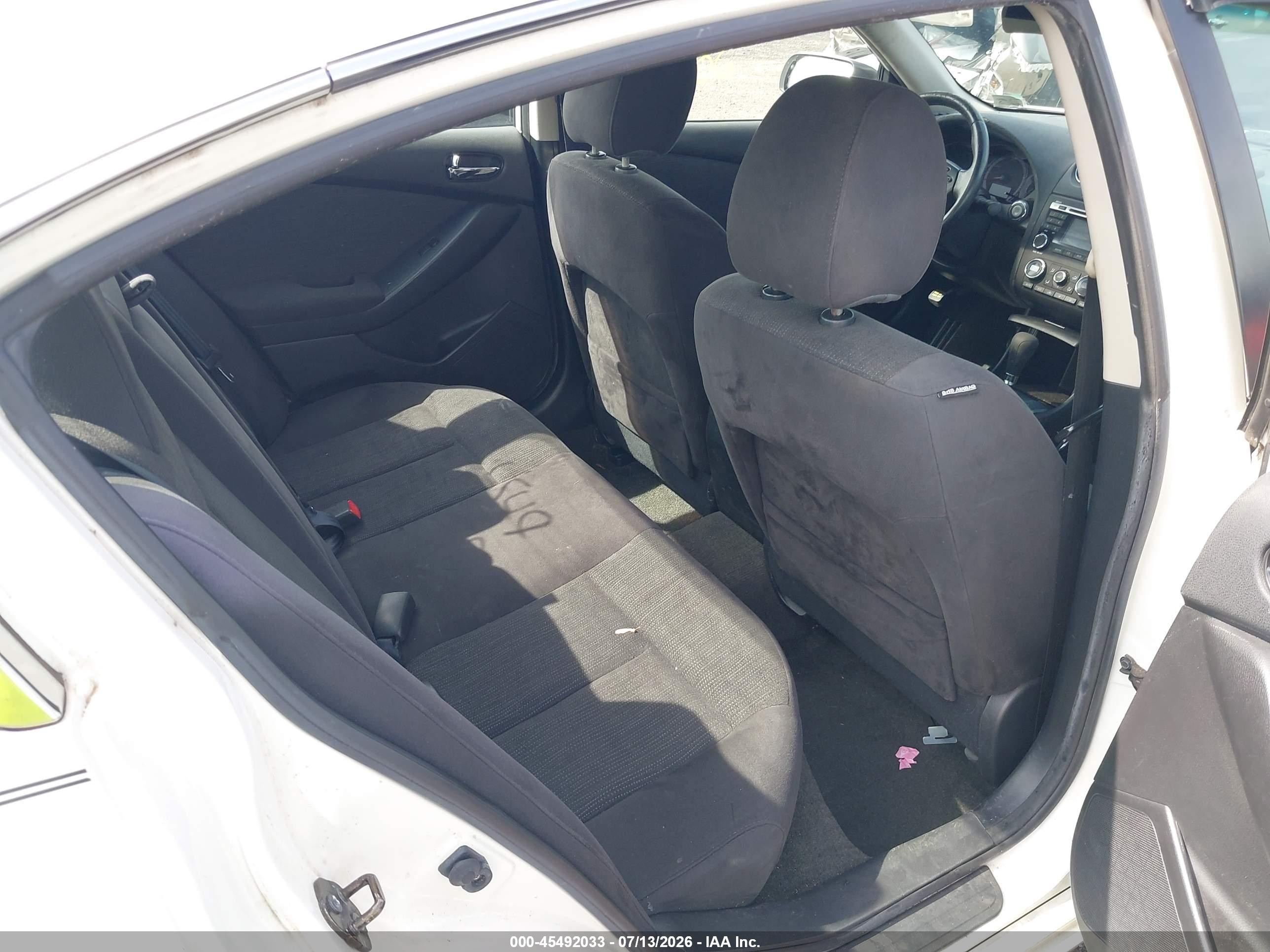 2011 Nissan Altima 2.5 S White vin: 1N4AL2AP6BN472685