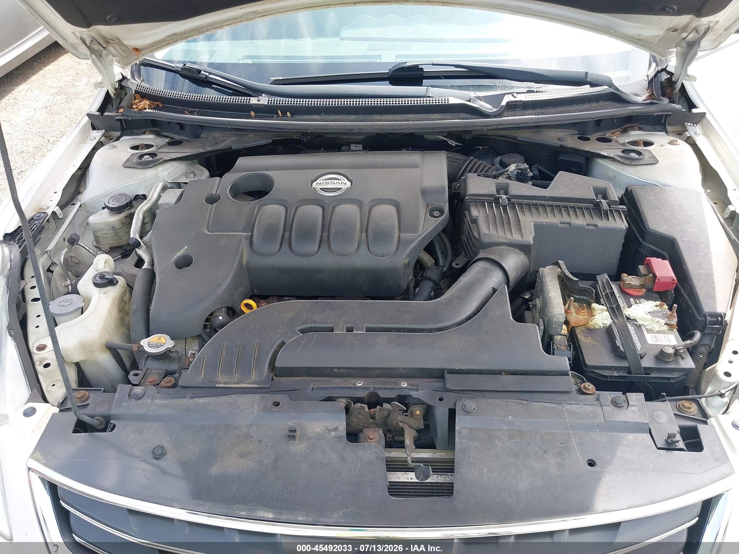 2011 Nissan Altima 2.5 S White vin: 1N4AL2AP6BN472685
