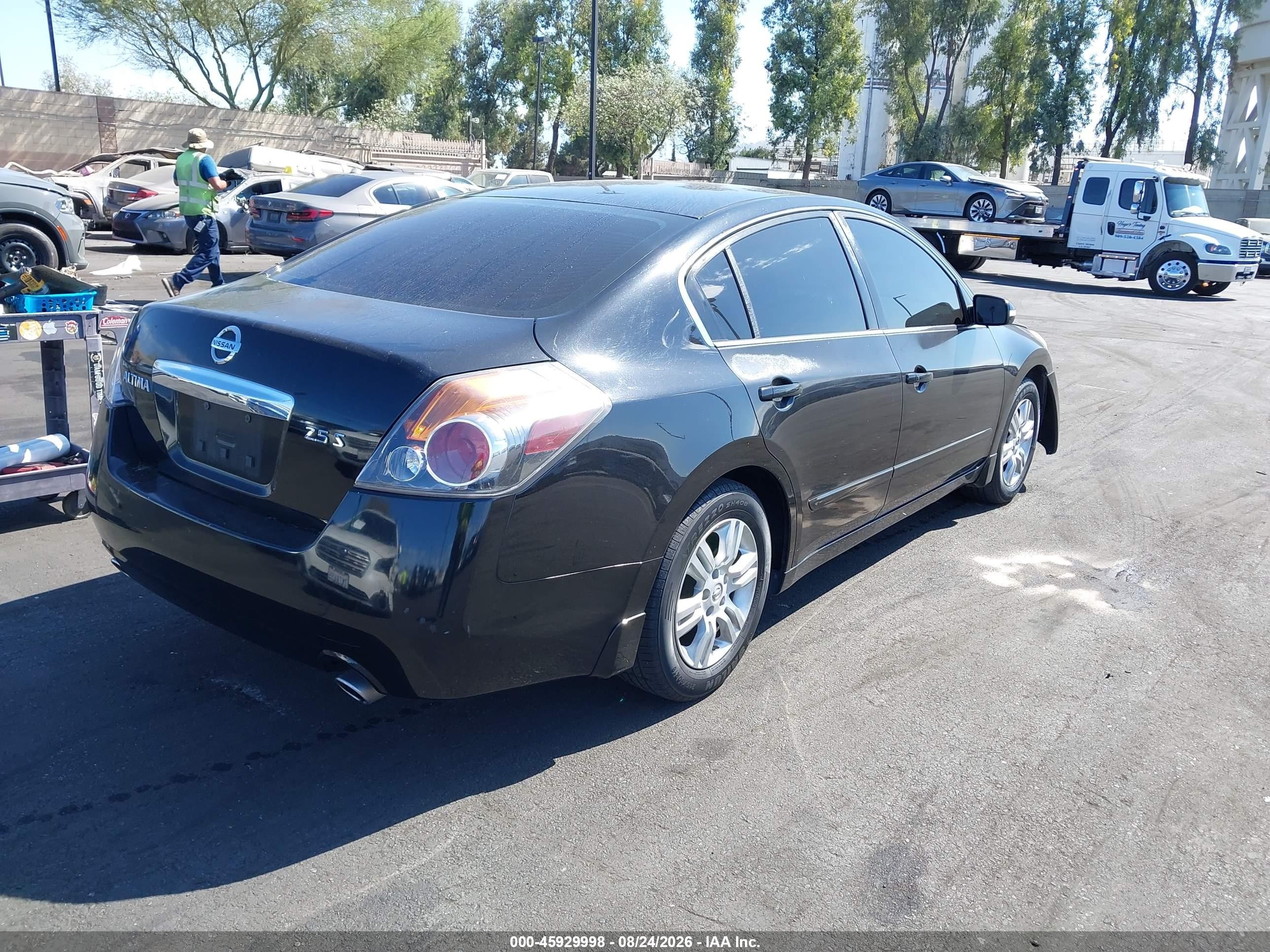 2011 Nissan Altima 2.5 S Black vin: 1N4AL2AP6BN474730