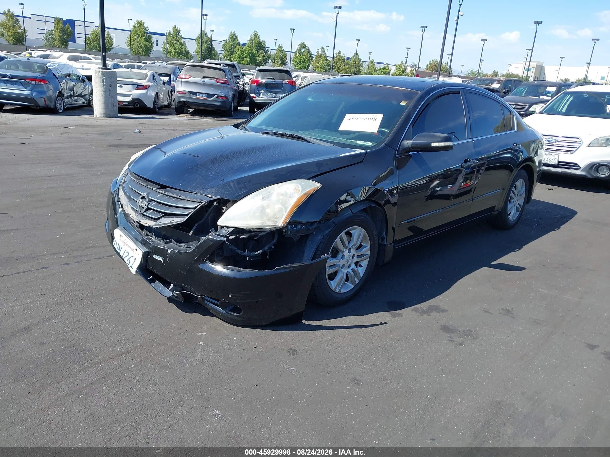 2011 Nissan Altima 2.5 S Black vin: 1N4AL2AP6BN474730