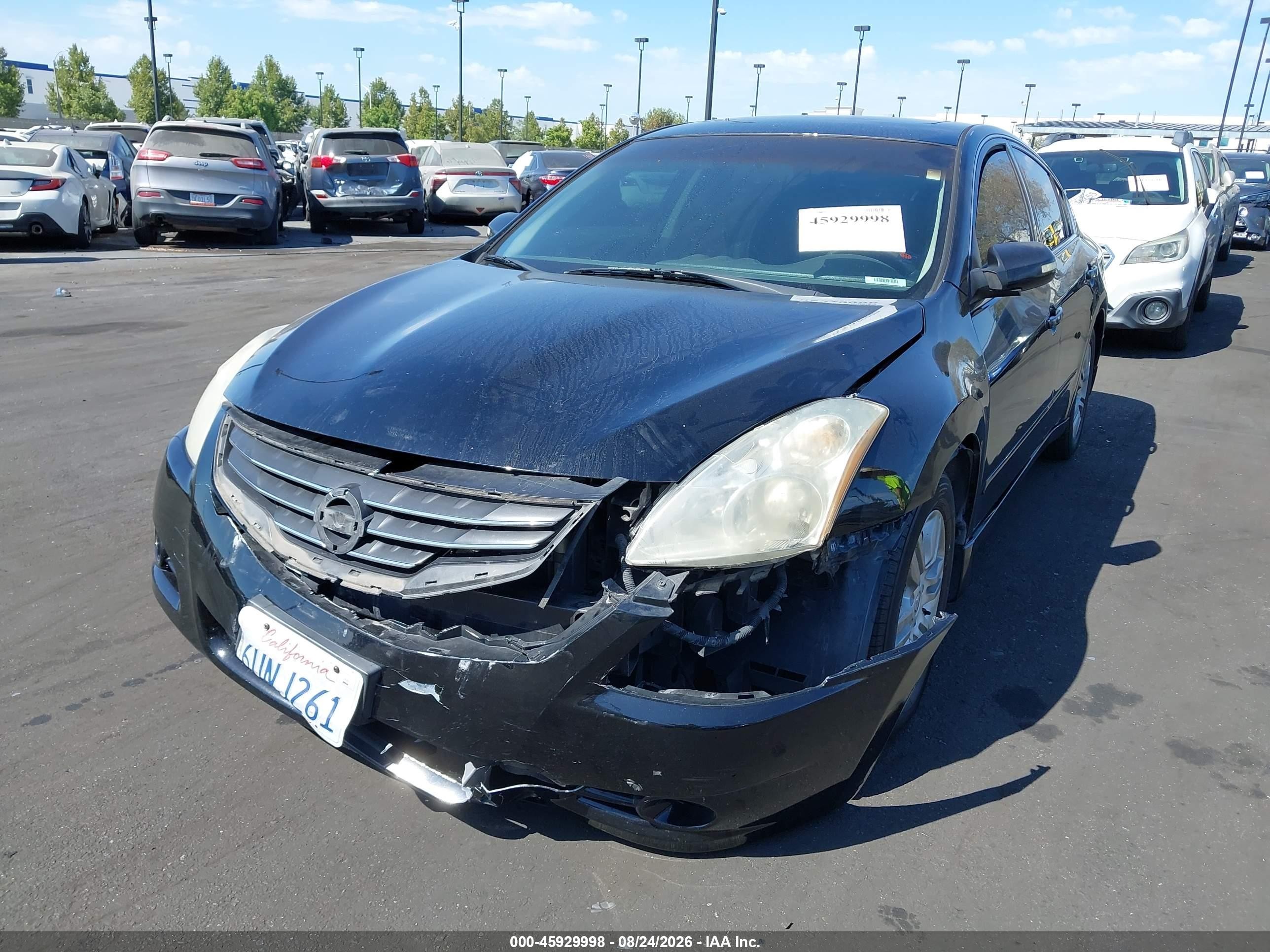 2011 Nissan Altima 2.5 S Black vin: 1N4AL2AP6BN474730