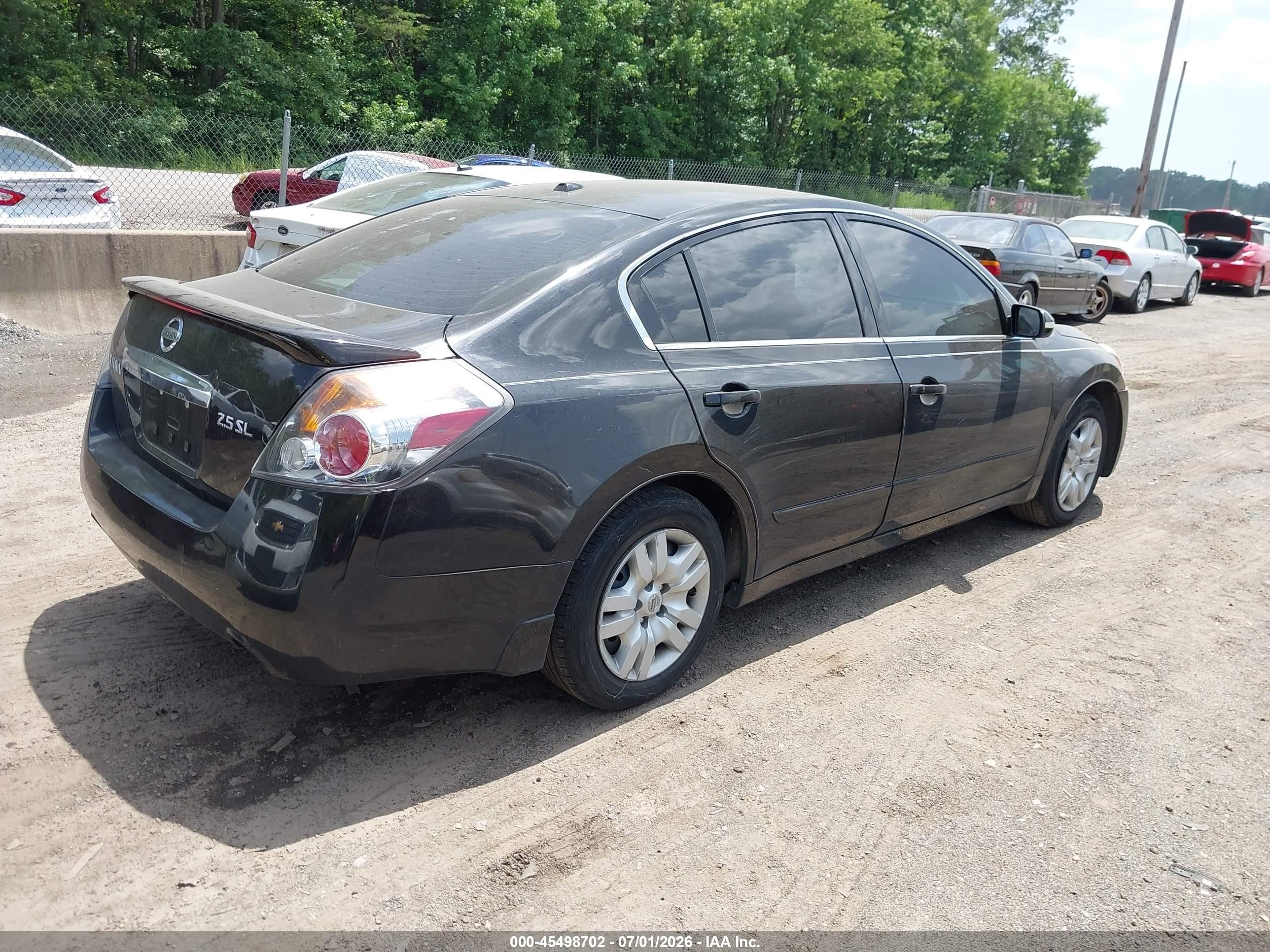 2011 Nissan Altima 2.5 S Black vin: 1N4AL2AP6BN501618