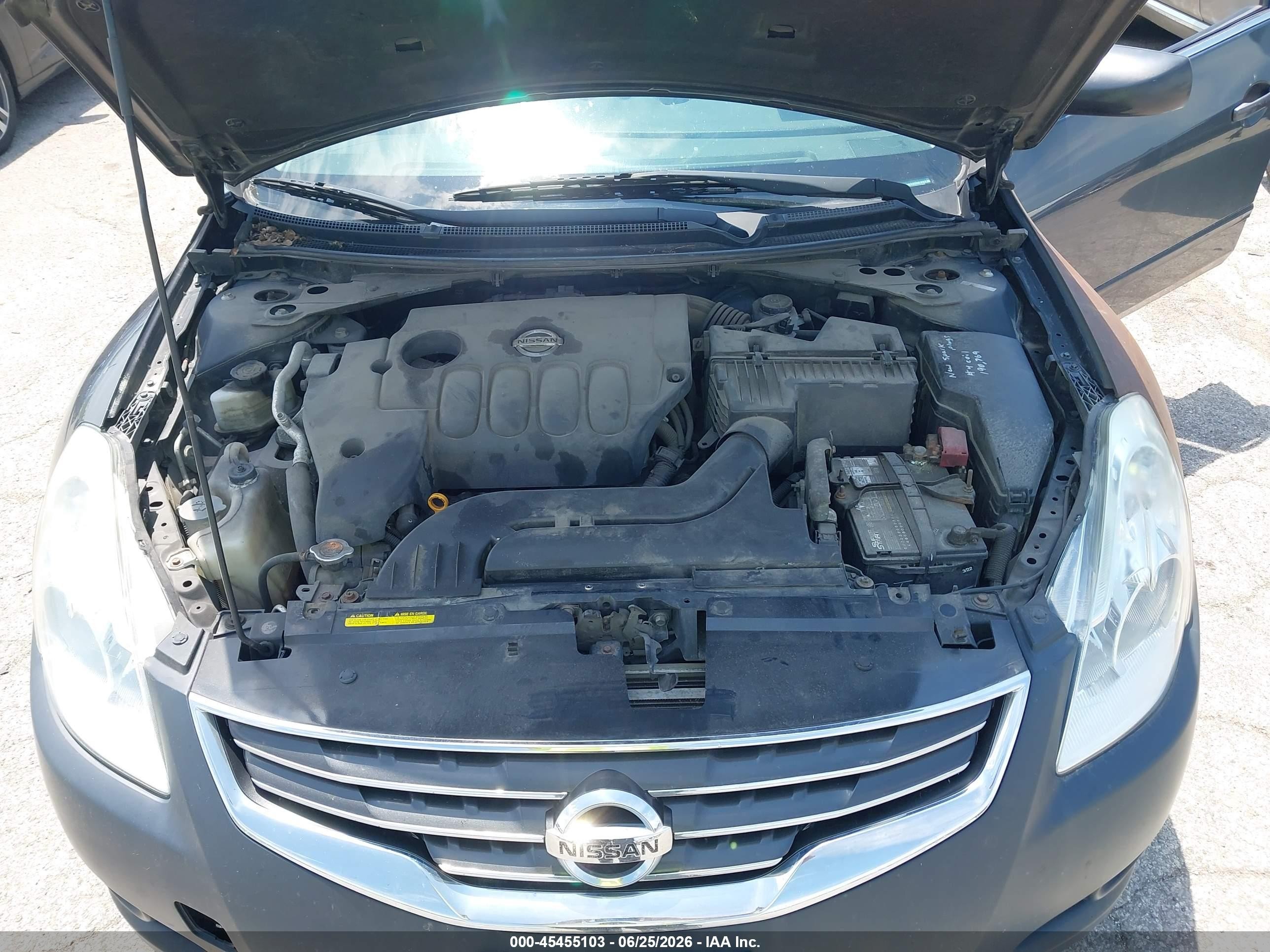 2011 Nissan Altima 2.5 S Серый vin: 1N4AL2AP6BN503885