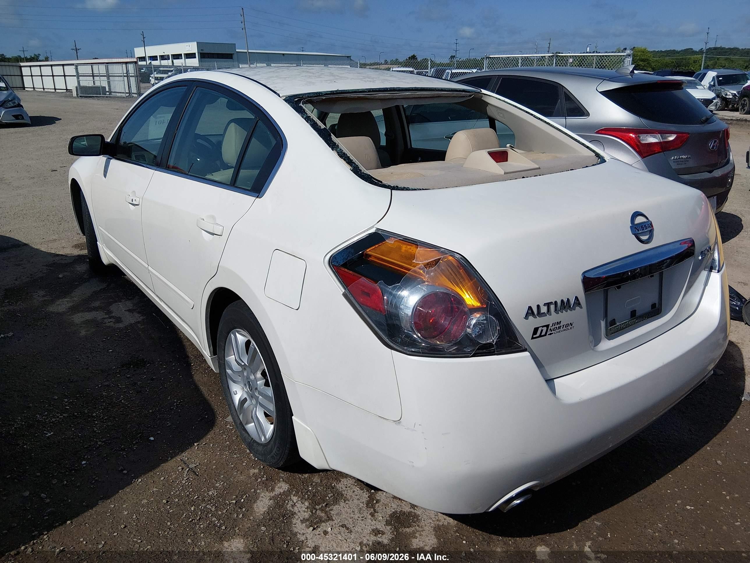 2011 Nissan Altima 2.5 S Белый vin: 1N4AL2AP6BN509041