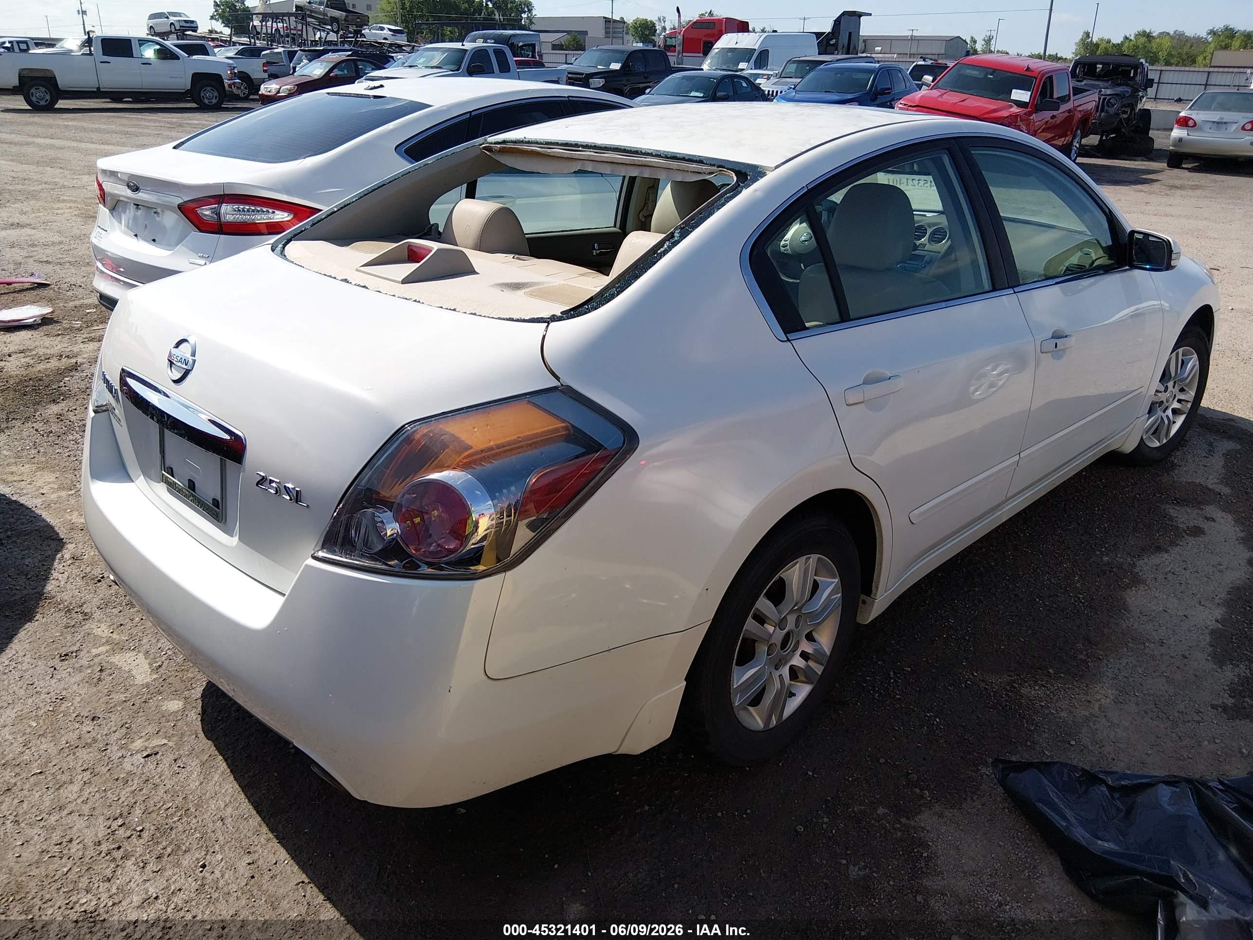 2011 Nissan Altima 2.5 S Белый vin: 1N4AL2AP6BN509041