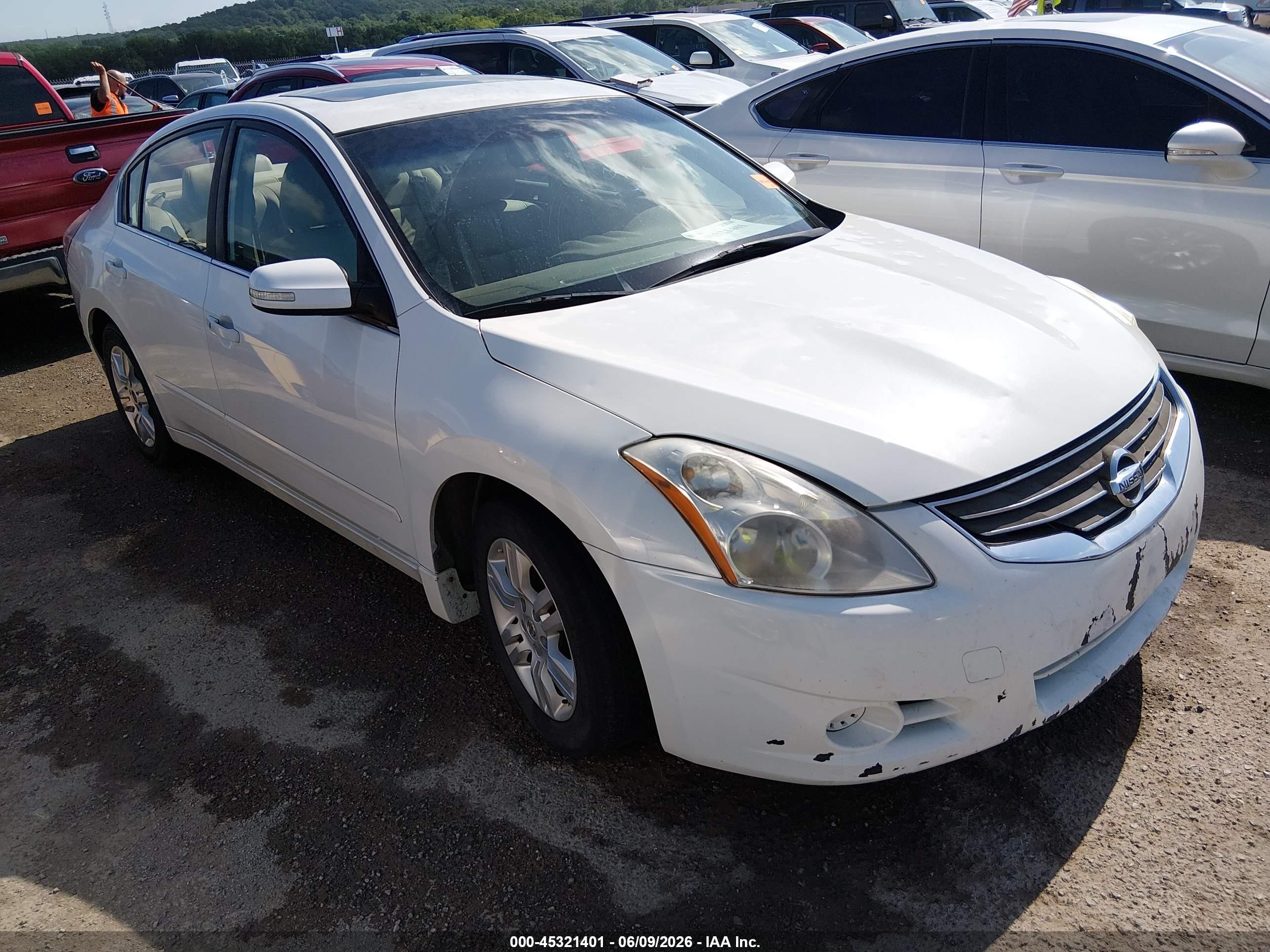 2011 Nissan Altima 2.5 S Белый vin: 1N4AL2AP6BN509041