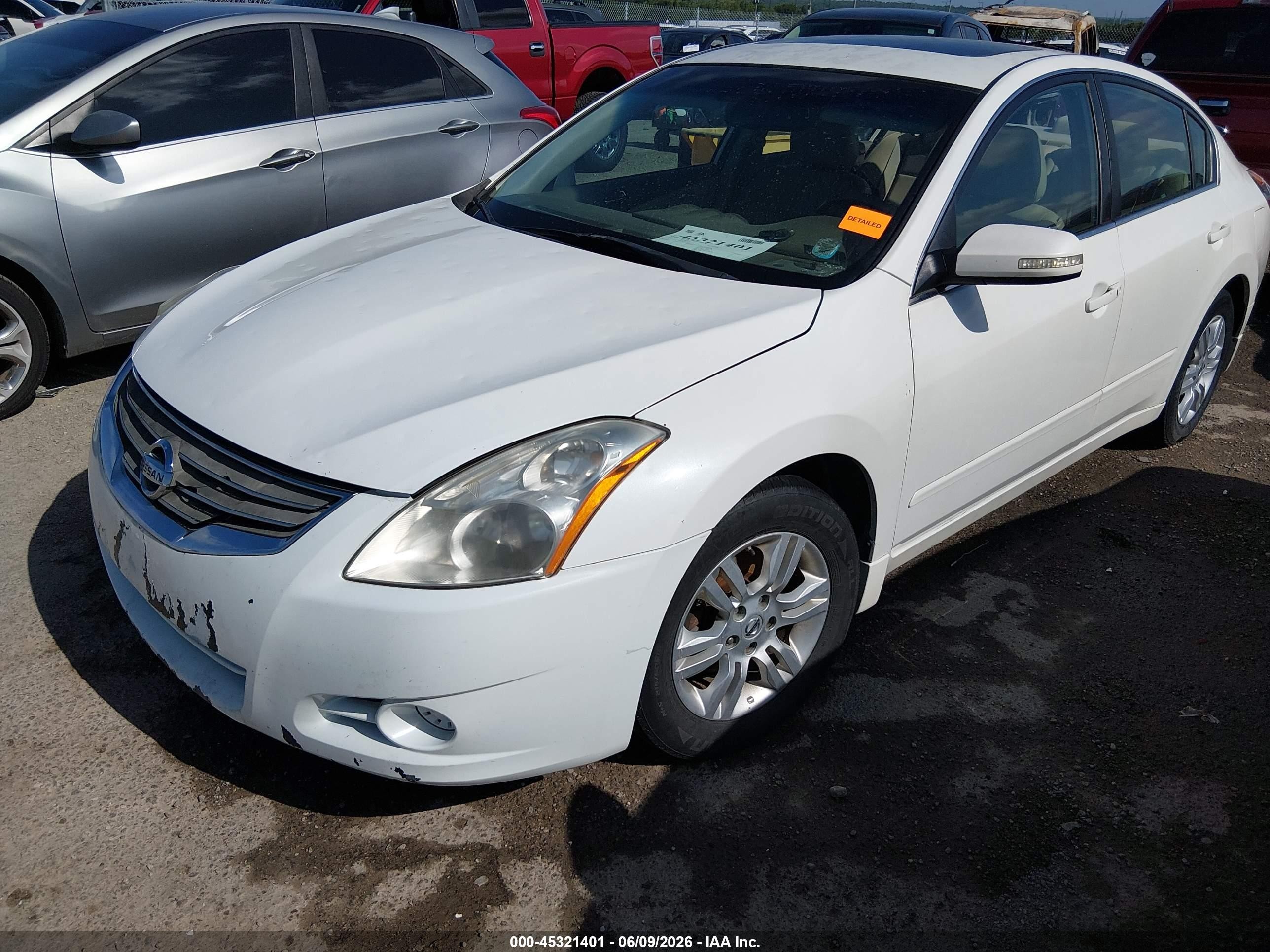 2011 Nissan Altima 2.5 S Белый vin: 1N4AL2AP6BN509041