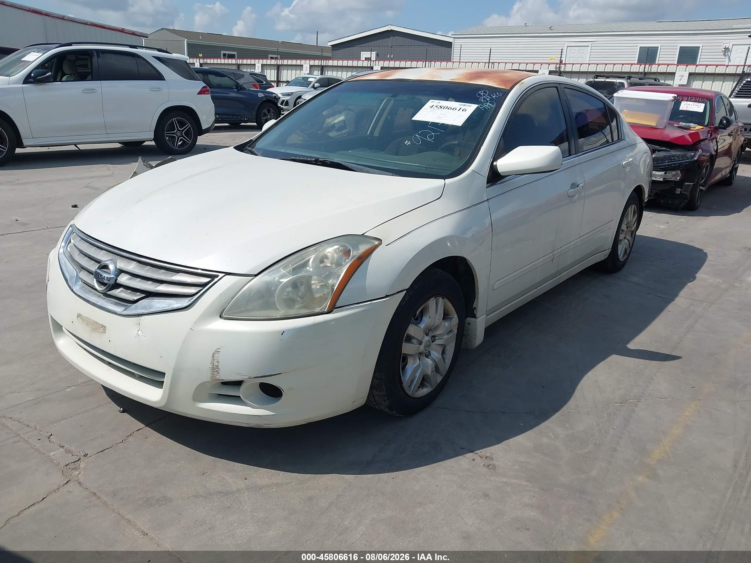 2011 Nissan Altima 2.5 S White vin: 1N4AL2AP6BN509217