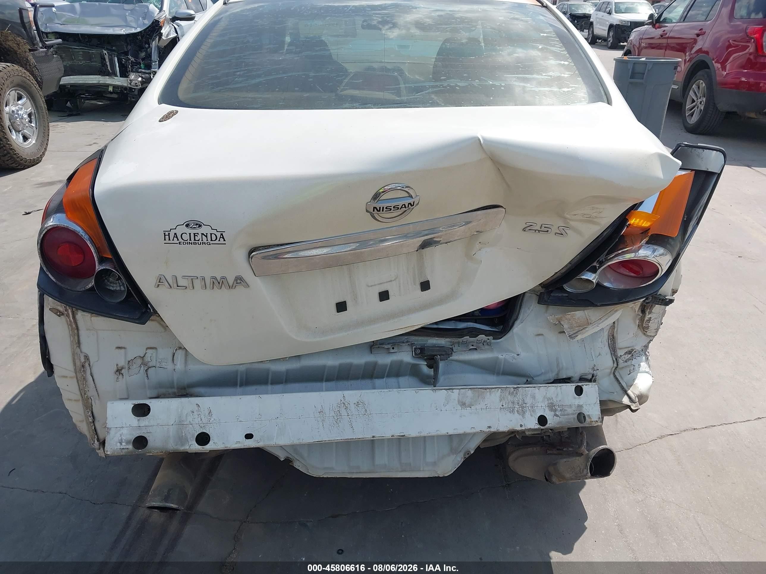 2011 Nissan Altima 2.5 S White vin: 1N4AL2AP6BN509217