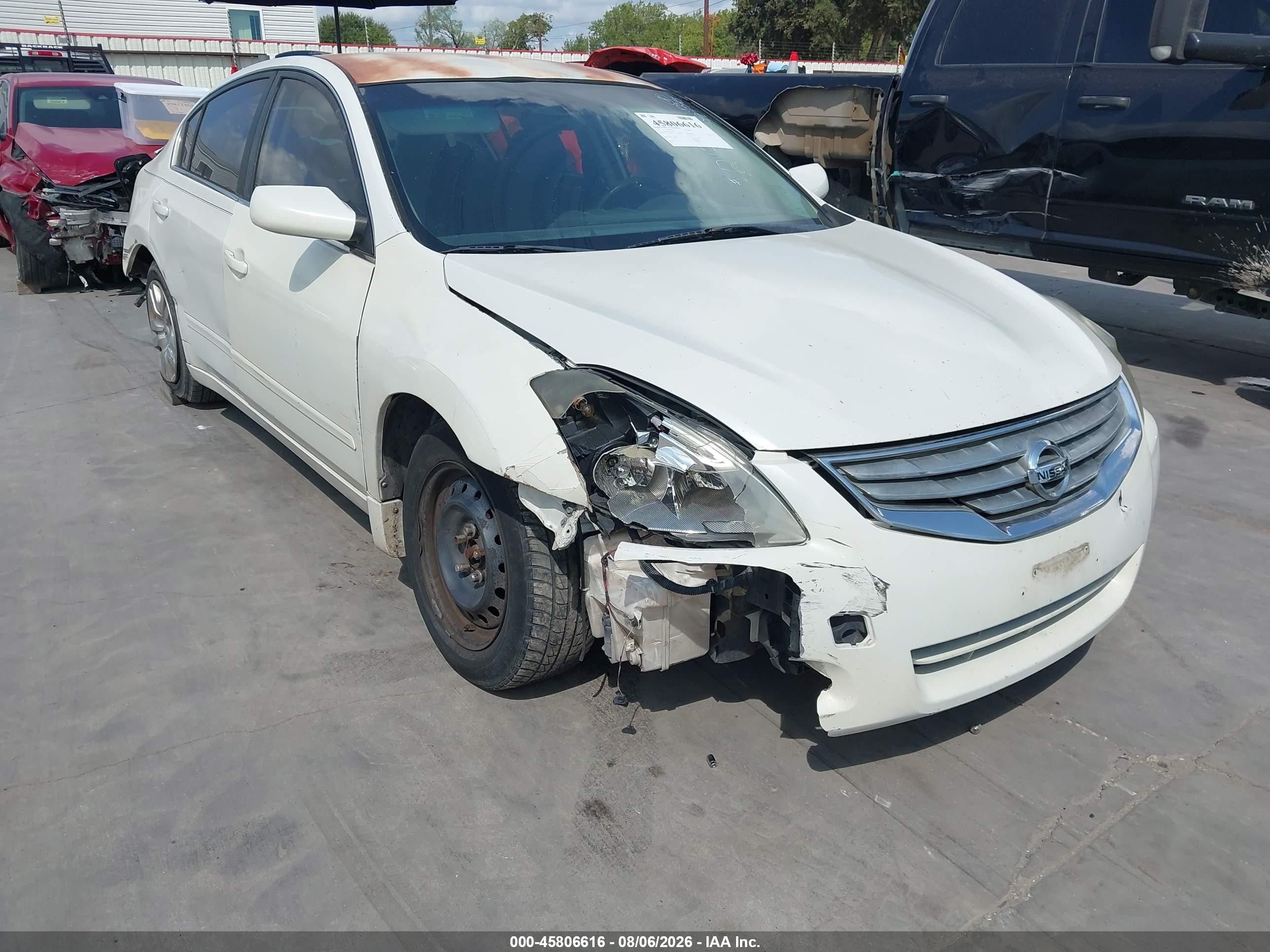 2011 Nissan Altima 2.5 S Белый vin: 1N4AL2AP6BN509217