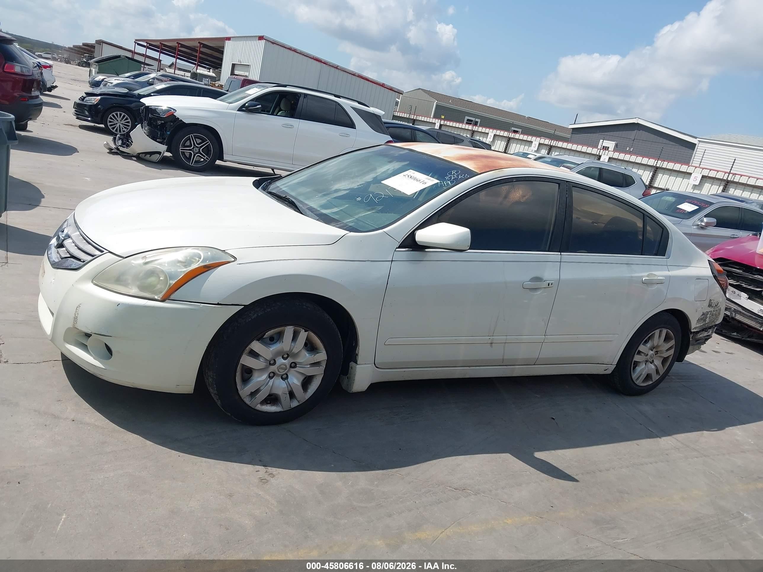 2011 Nissan Altima 2.5 S White vin: 1N4AL2AP6BN509217