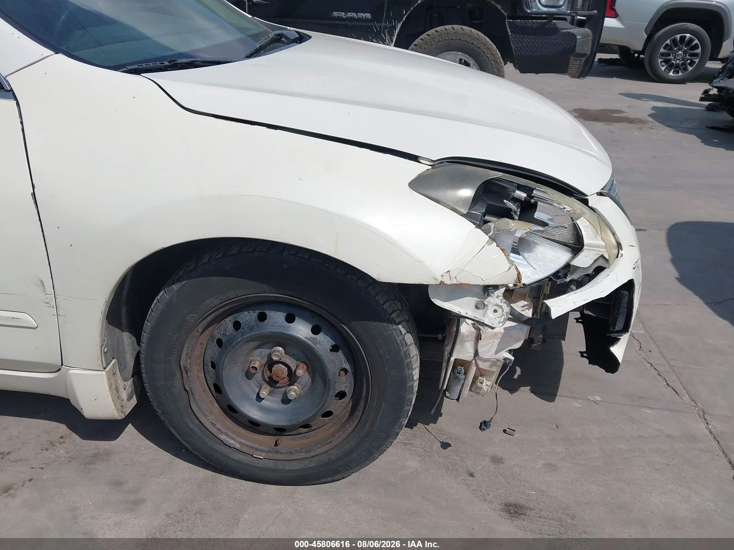 2011 Nissan Altima 2.5 S White vin: 1N4AL2AP6BN509217
