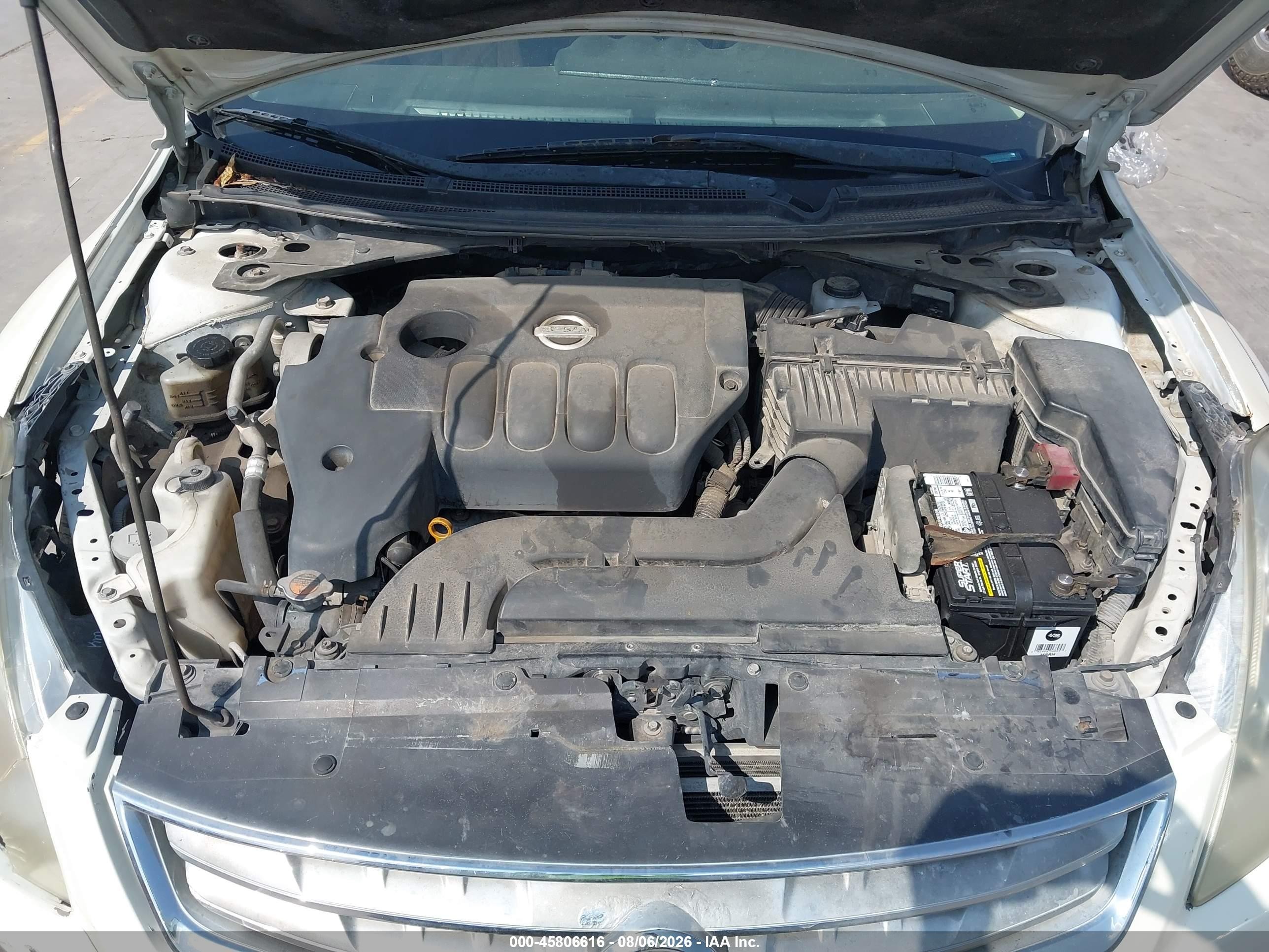 2011 Nissan Altima 2.5 S White vin: 1N4AL2AP6BN509217
