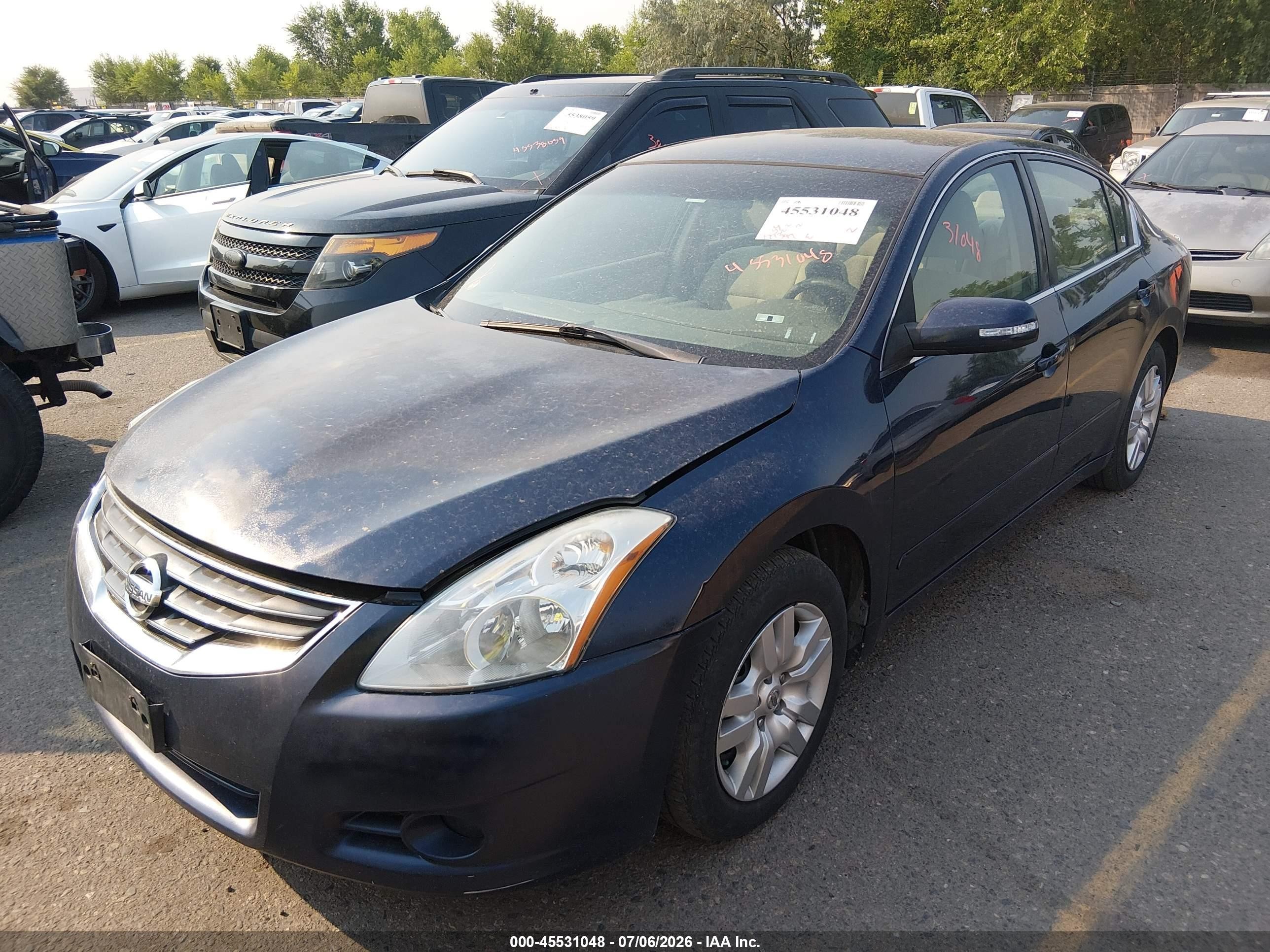 2011 Nissan Altima 2.5 S Blue vin: 1N4AL2AP6BN512070