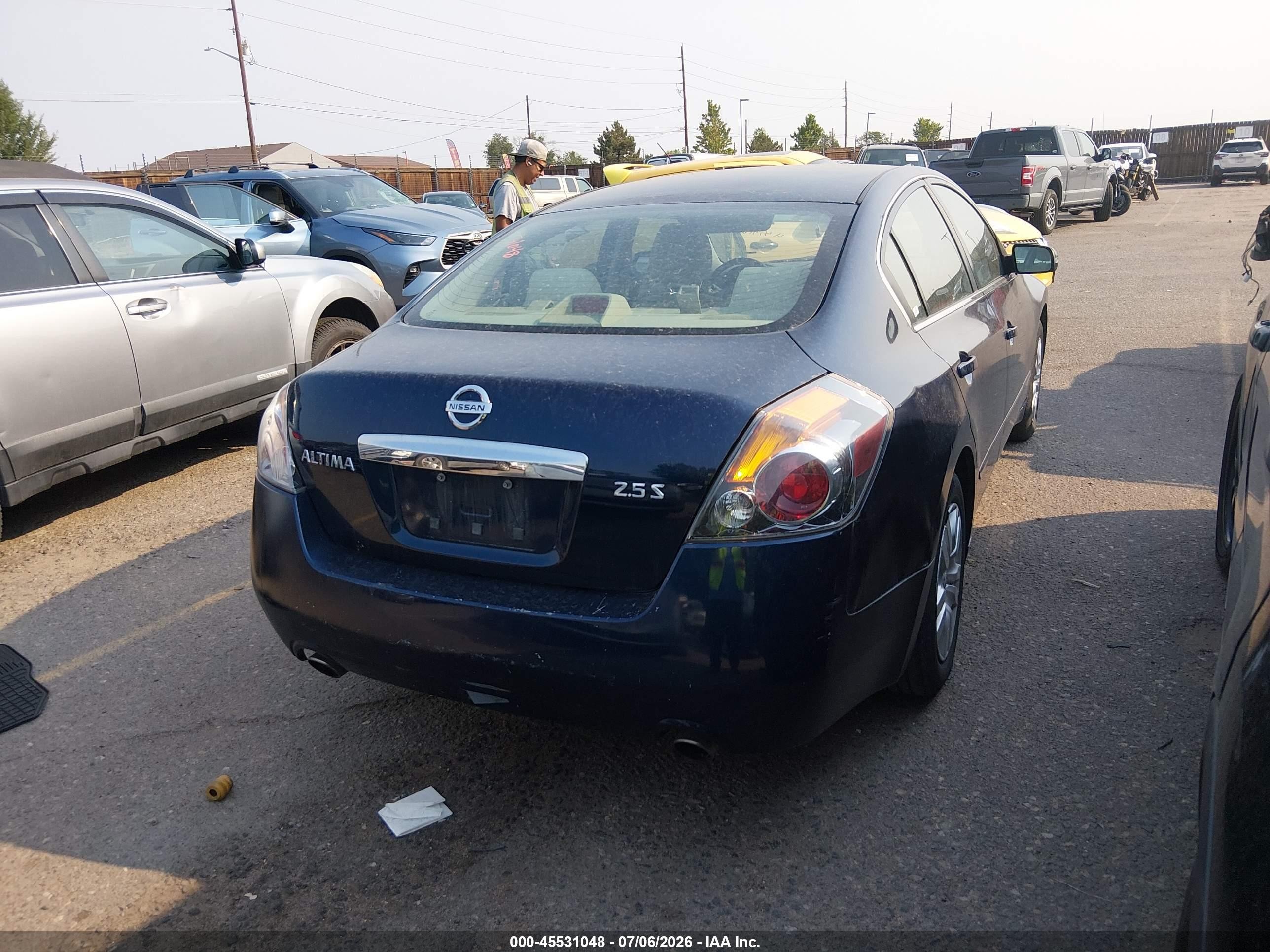 2011 Nissan Altima 2.5 S Blue vin: 1N4AL2AP6BN512070