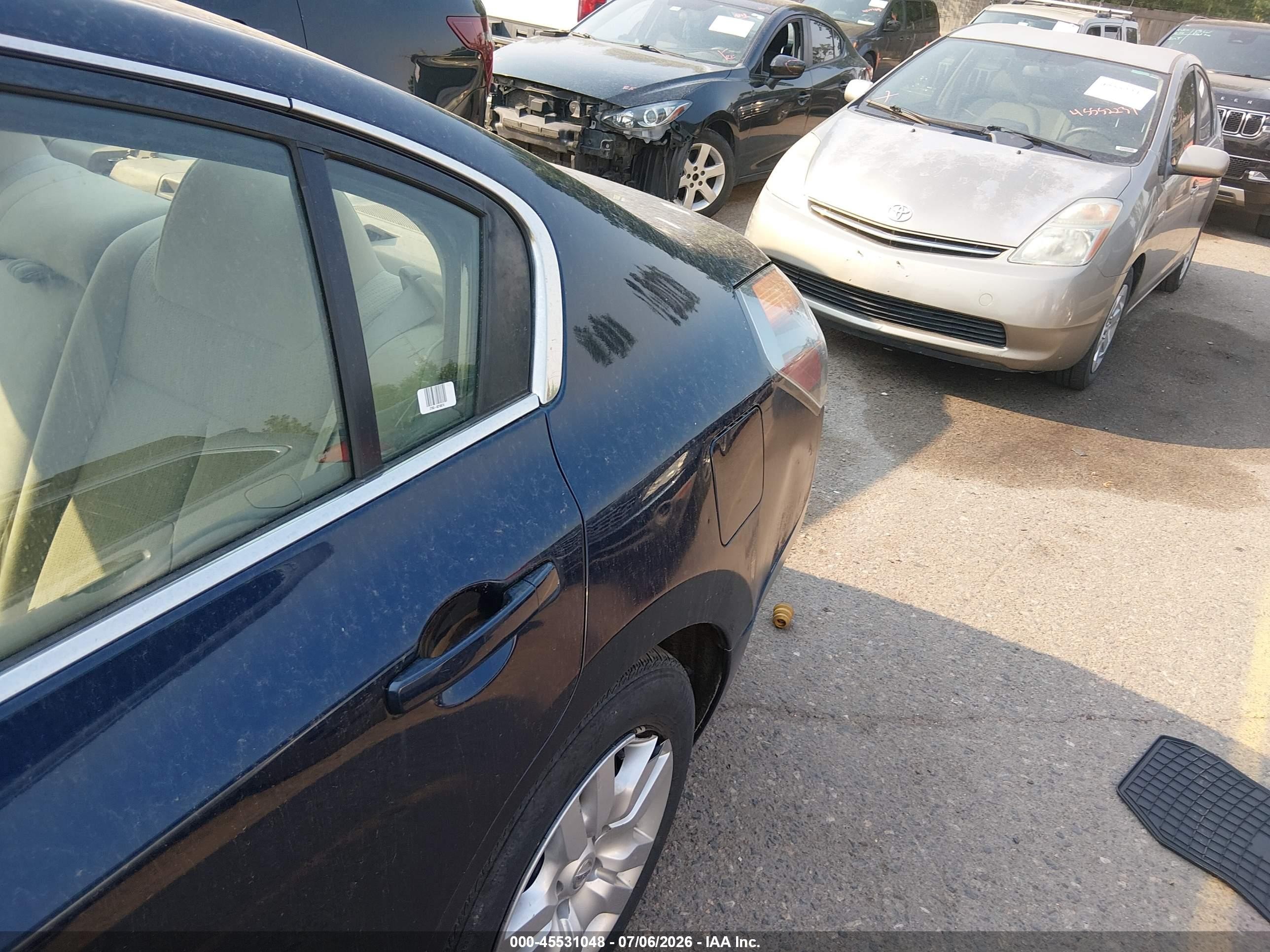 2011 Nissan Altima 2.5 S Blue vin: 1N4AL2AP6BN512070