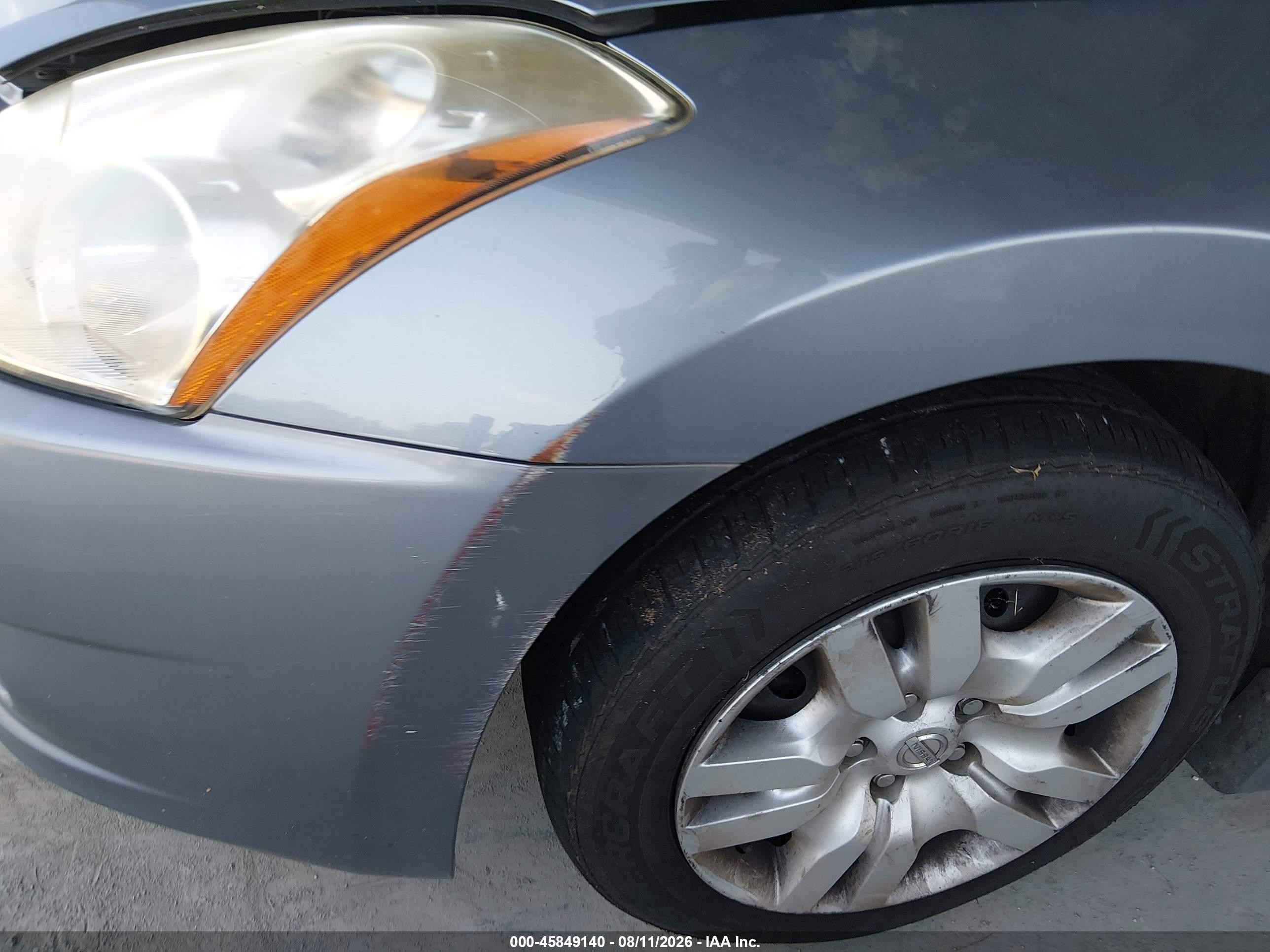 2012 Nissan Altima 2.5 S Blue vin: 1N4AL2AP6CC107677