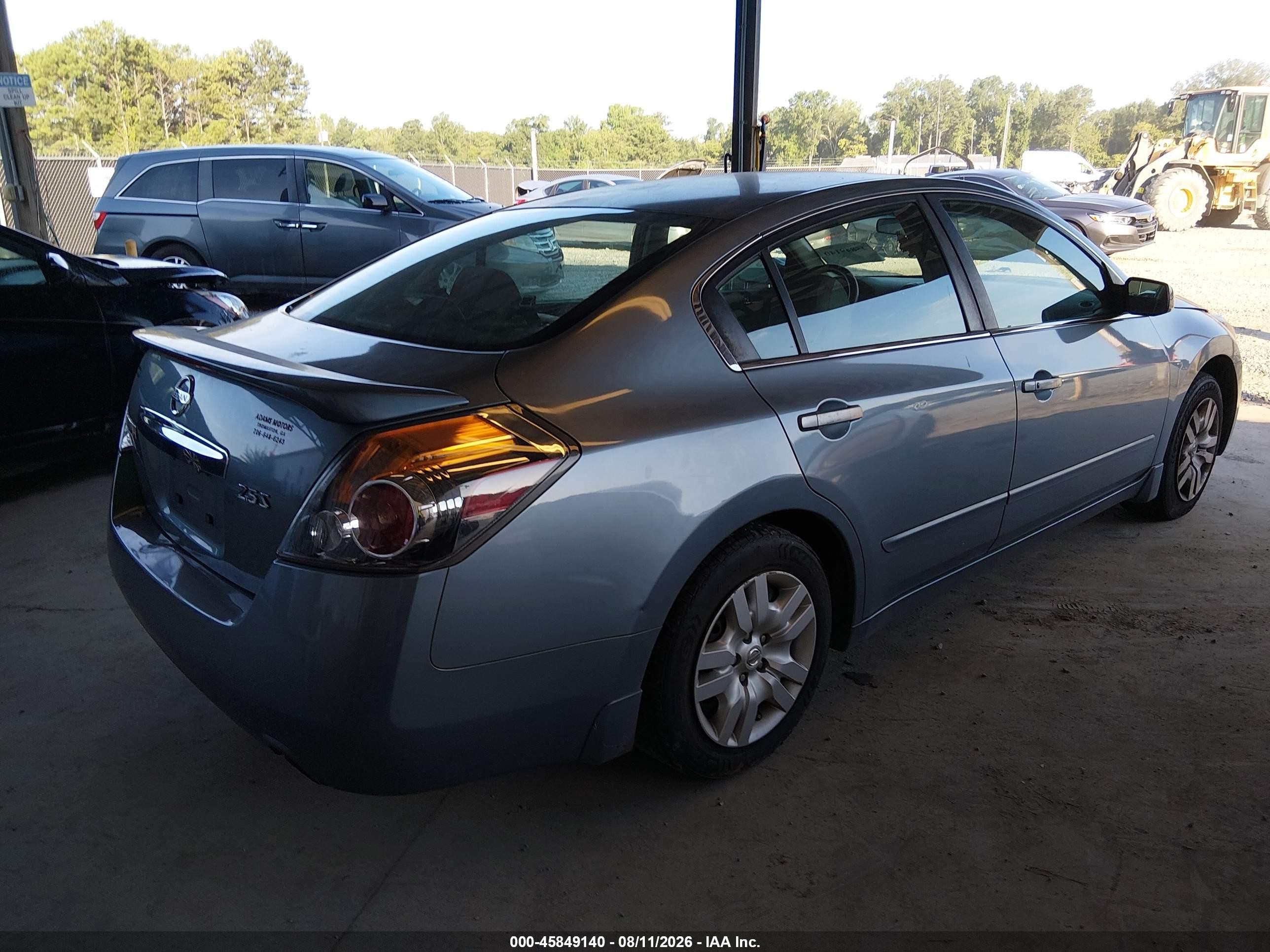 2012 Nissan Altima 2.5 S Blue vin: 1N4AL2AP6CC107677