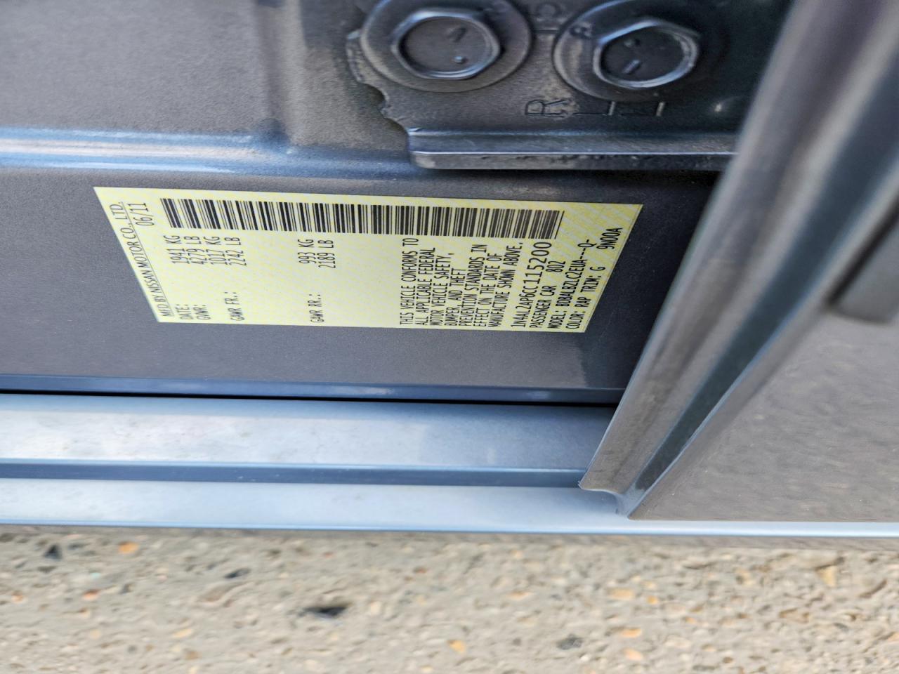 2012 Nissan Altima 2.5 Blue vin: 1N4AL2AP6CC115200