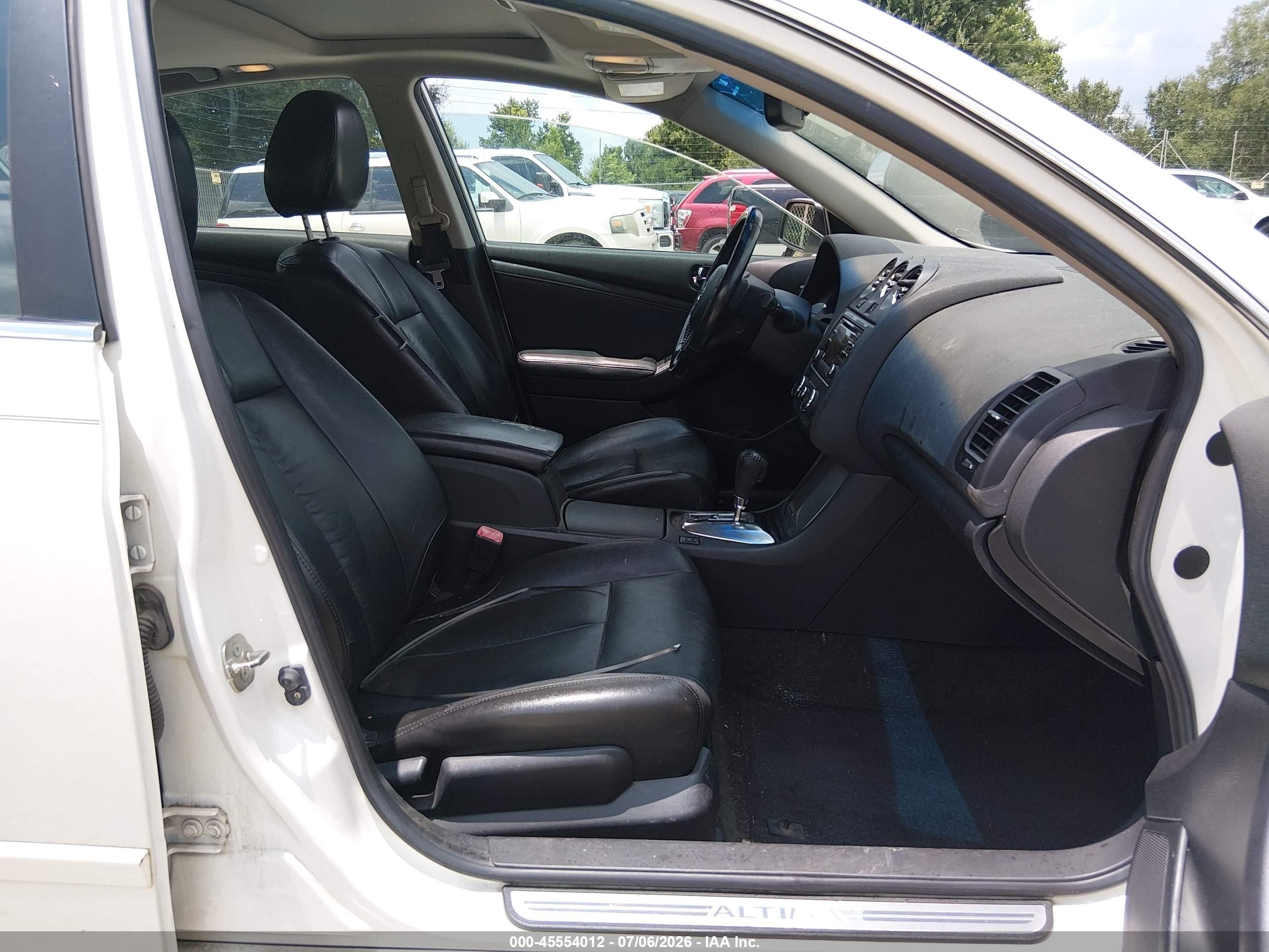 2012 Nissan Altima 2.5 S White vin: 1N4AL2AP6CC125242