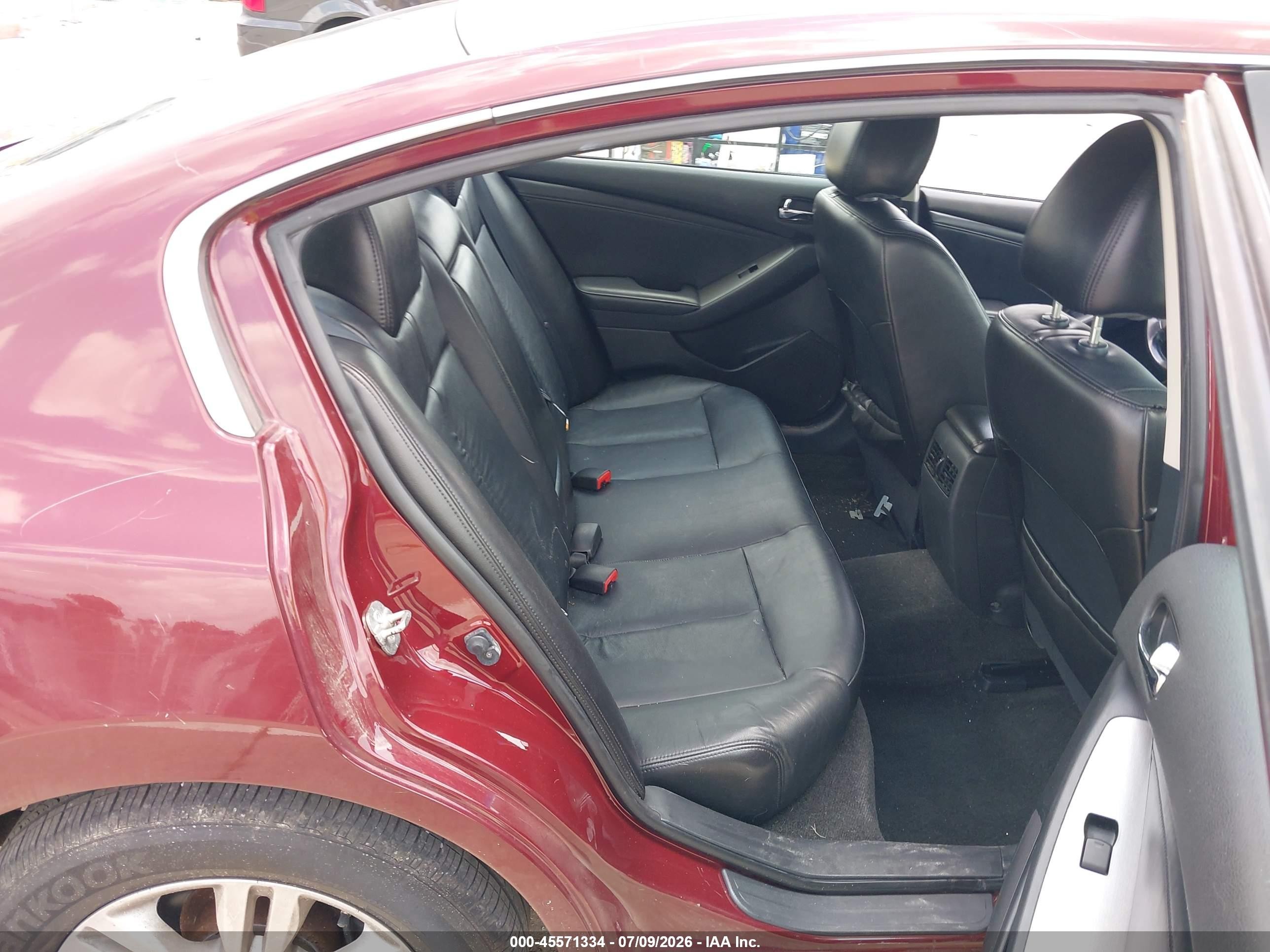 2012 Nissan Altima 2.5 S Maroon vin: 1N4AL2AP6CC134457