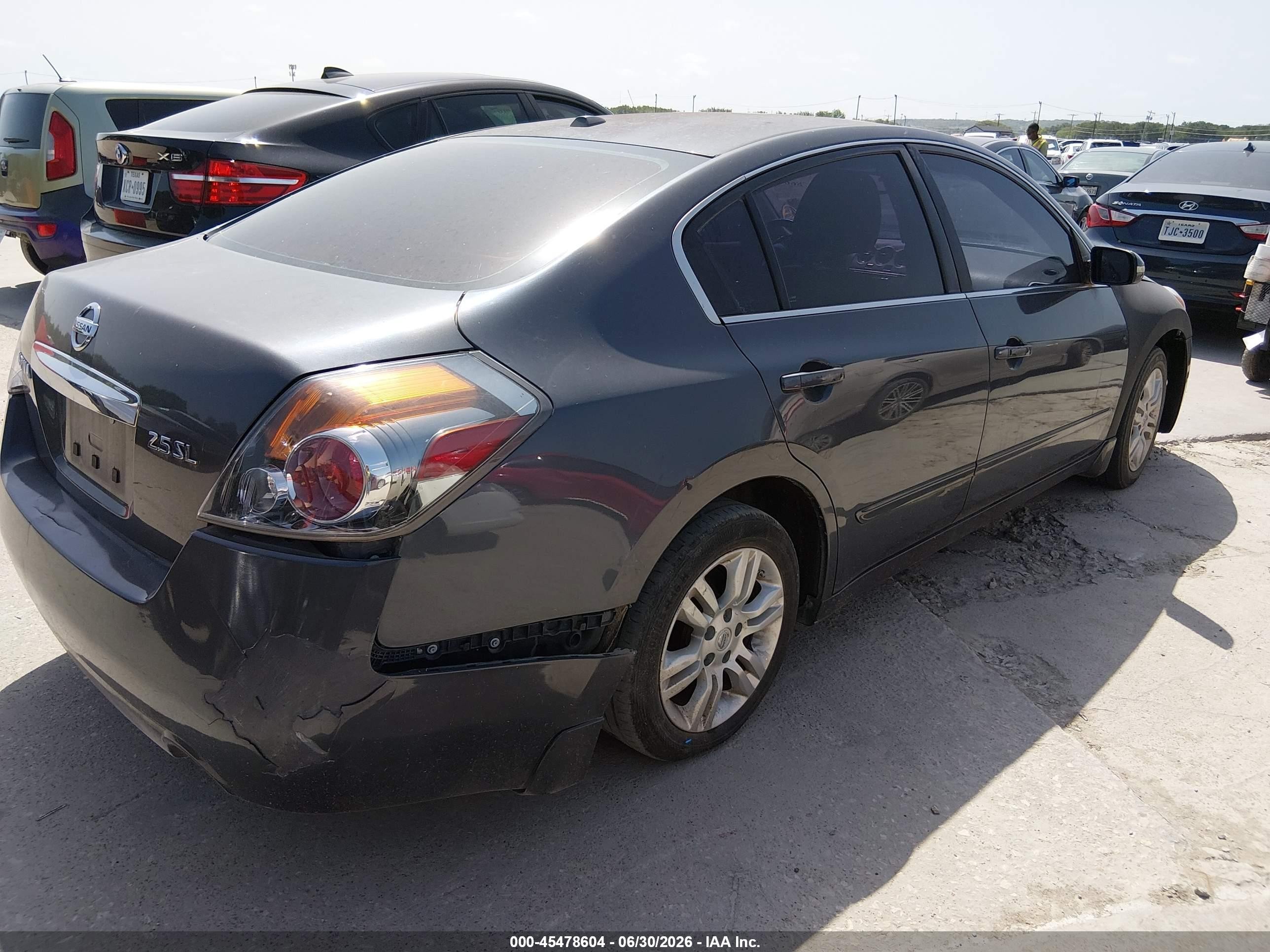 2012 Nissan Altima 2.5 S Gray vin: 1N4AL2AP6CC135494