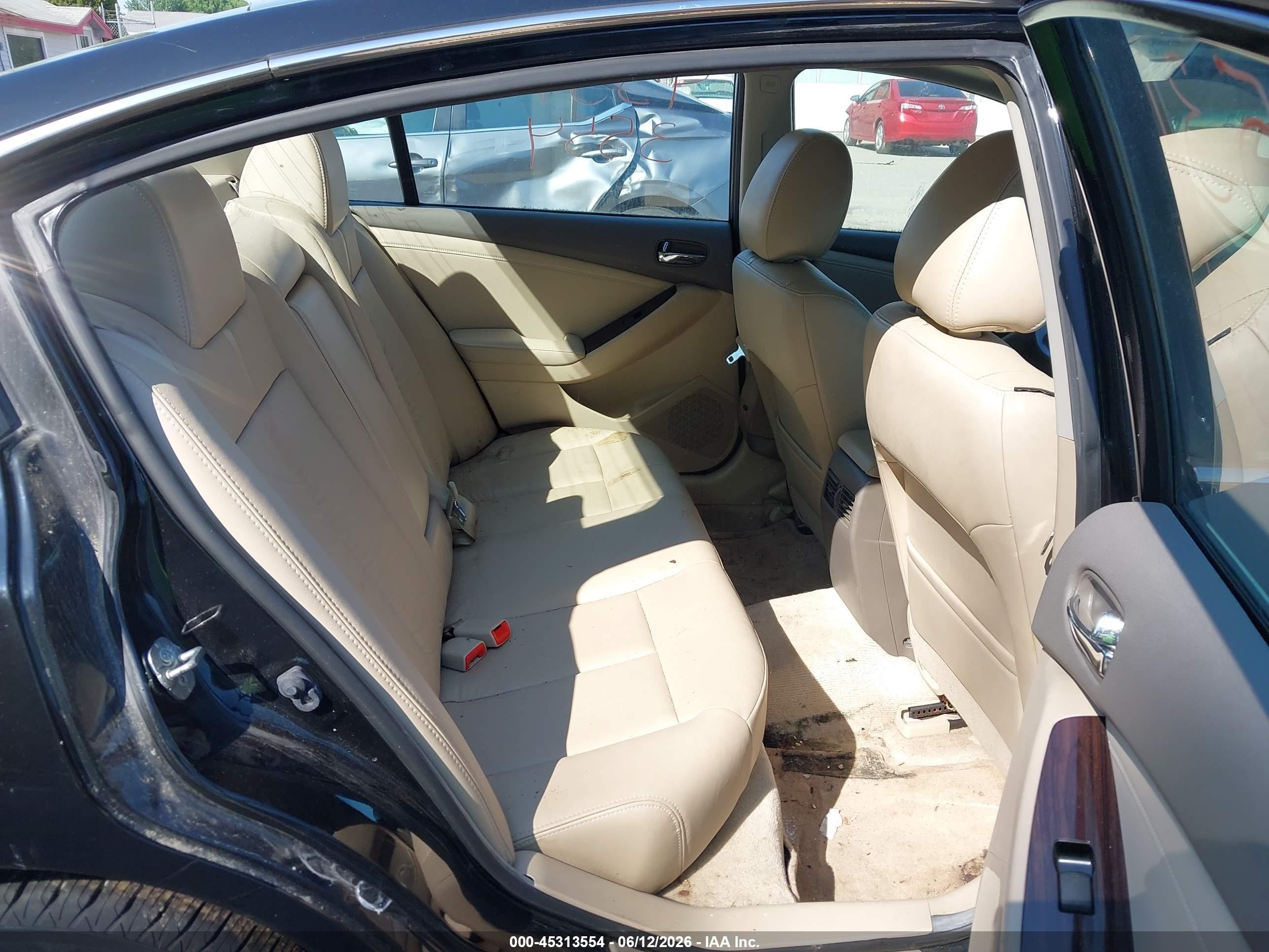 2012 Nissan Altima 2.5 S Black vin: 1N4AL2AP6CC136886