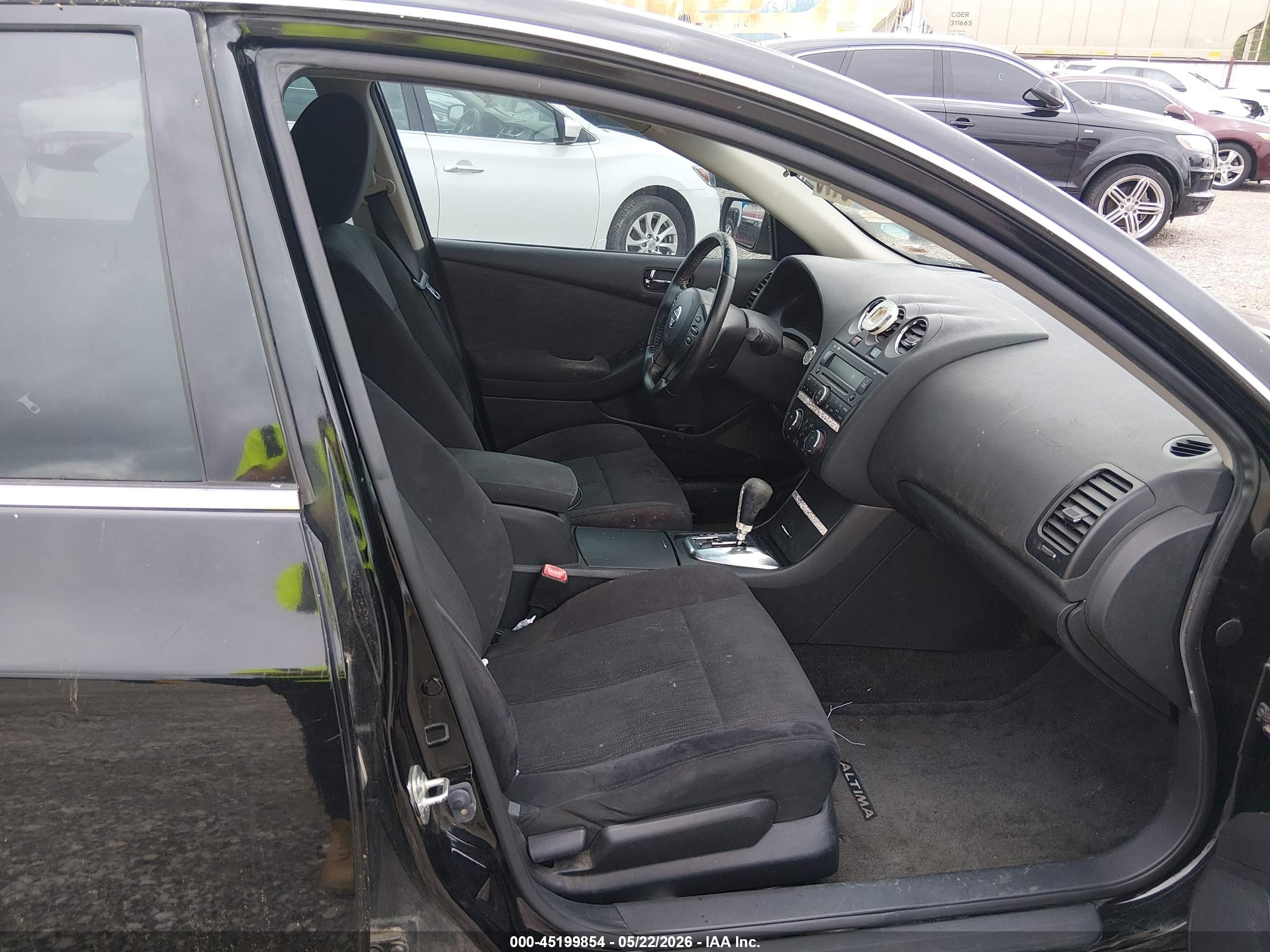 2012 Nissan Altima 2.5 S Black vin: 1N4AL2AP6CC137018