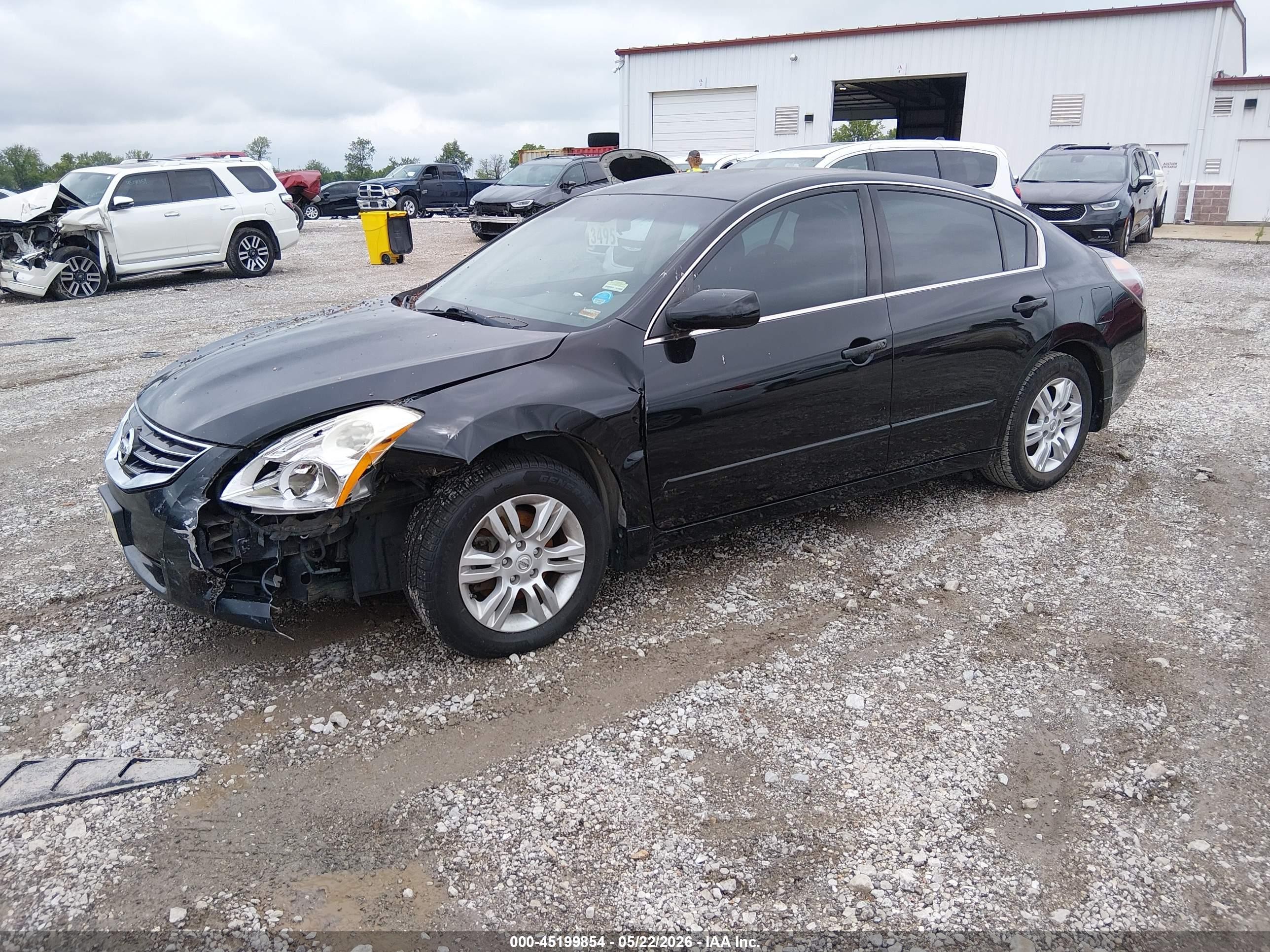 2012 Nissan Altima 2.5 S Black vin: 1N4AL2AP6CC137018