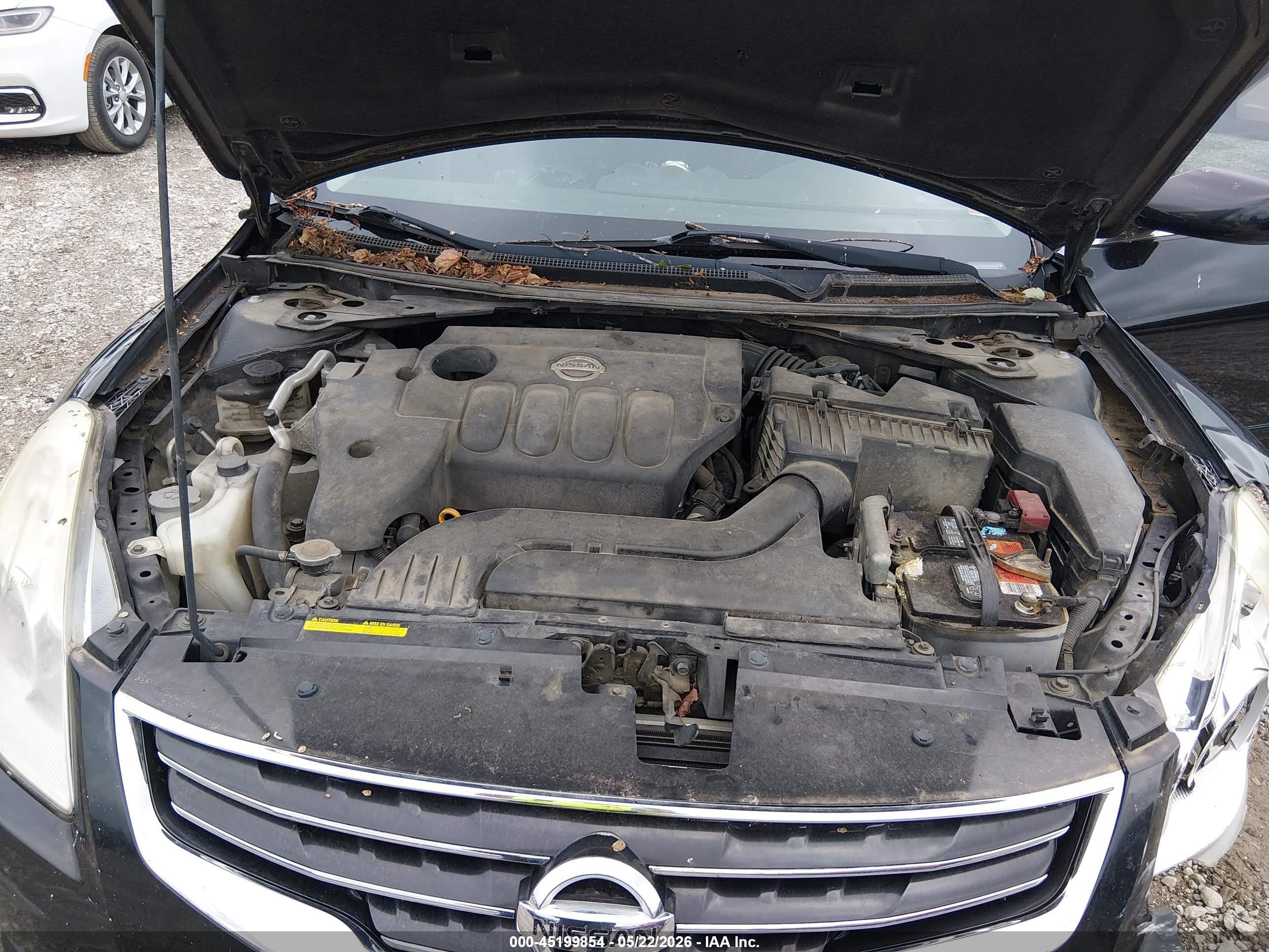 2012 Nissan Altima 2.5 S Black vin: 1N4AL2AP6CC137018