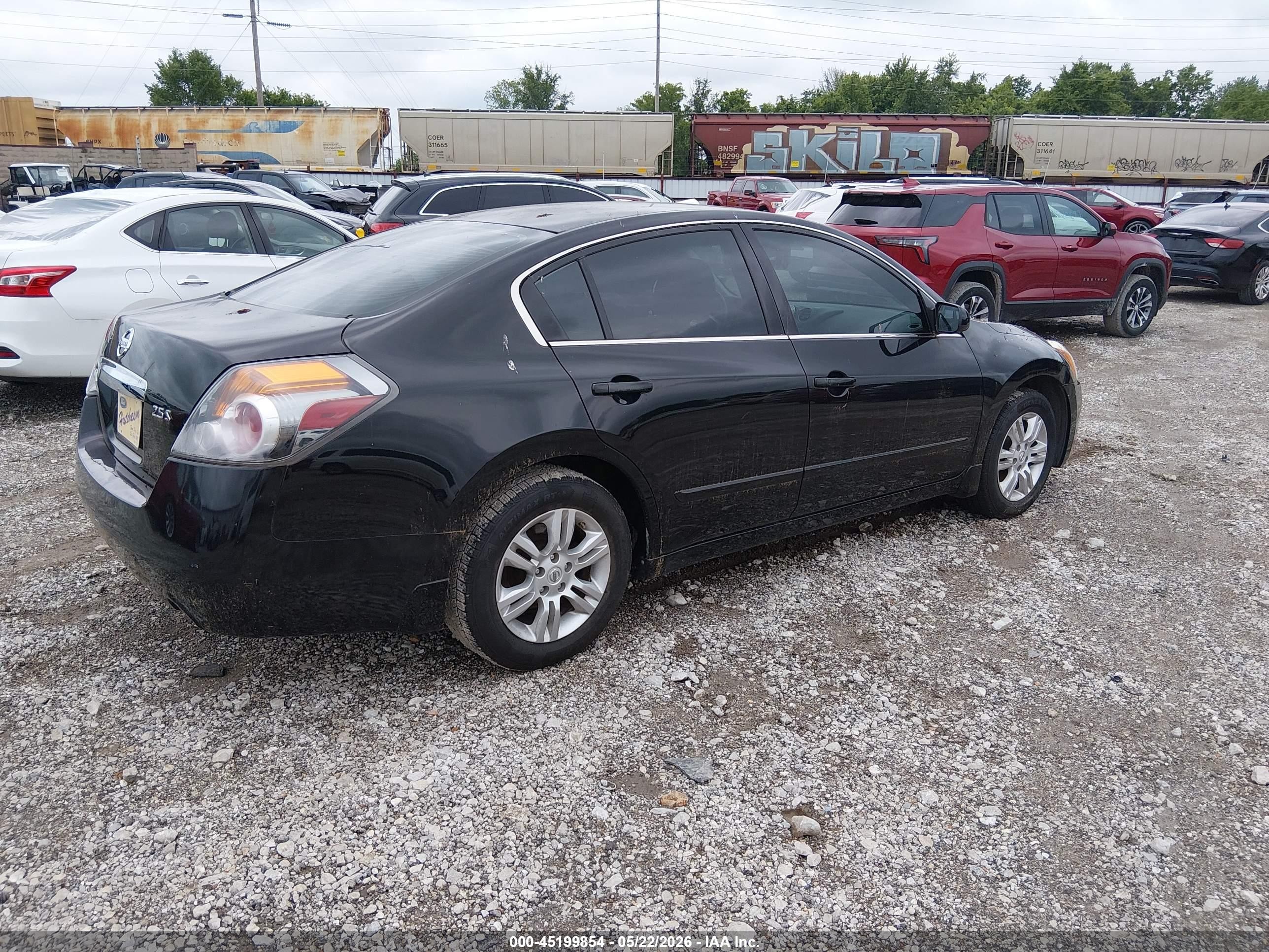 2012 Nissan Altima 2.5 S Black vin: 1N4AL2AP6CC137018