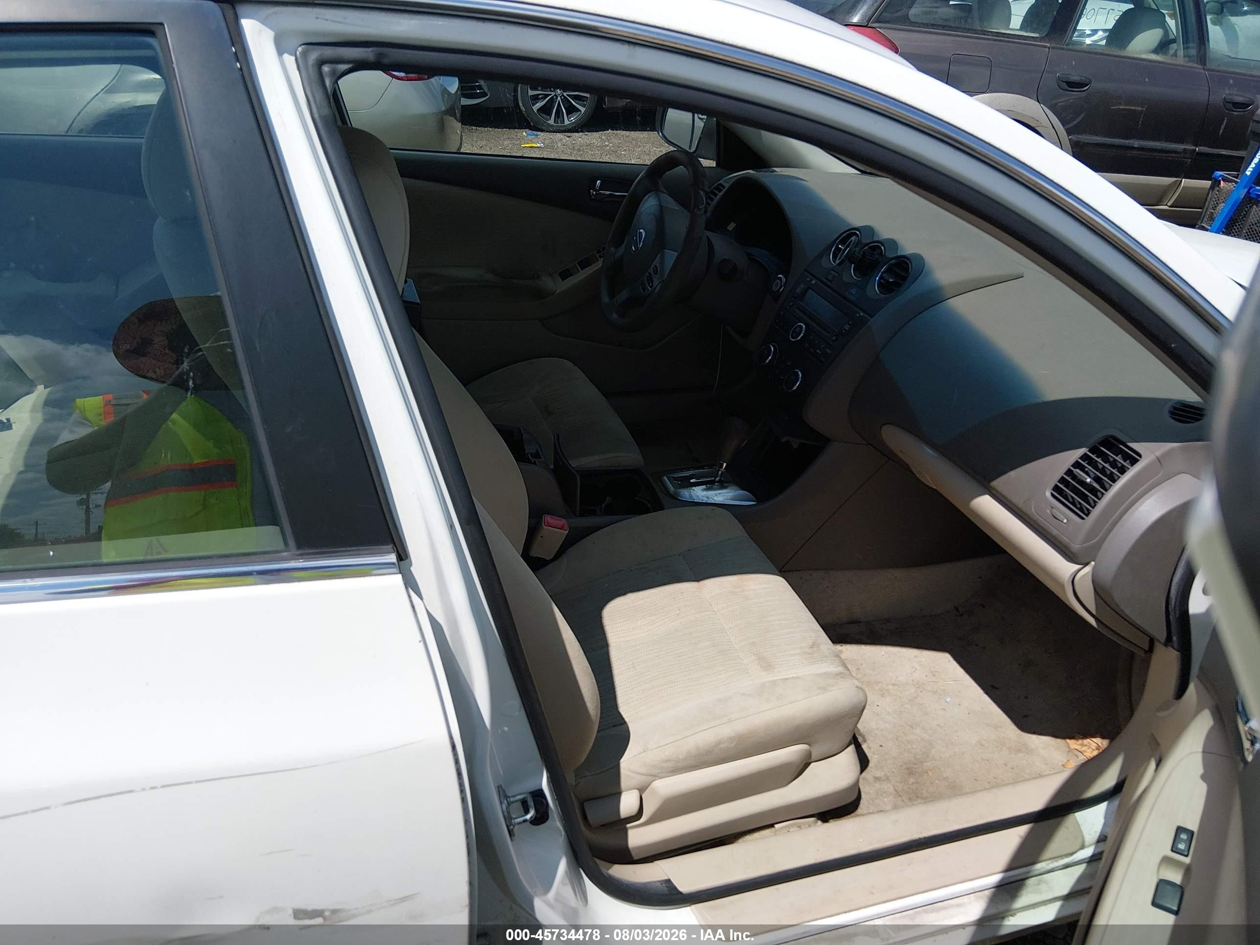 2012 Nissan Altima 2.5 S Белый vin: 1N4AL2AP6CC140744