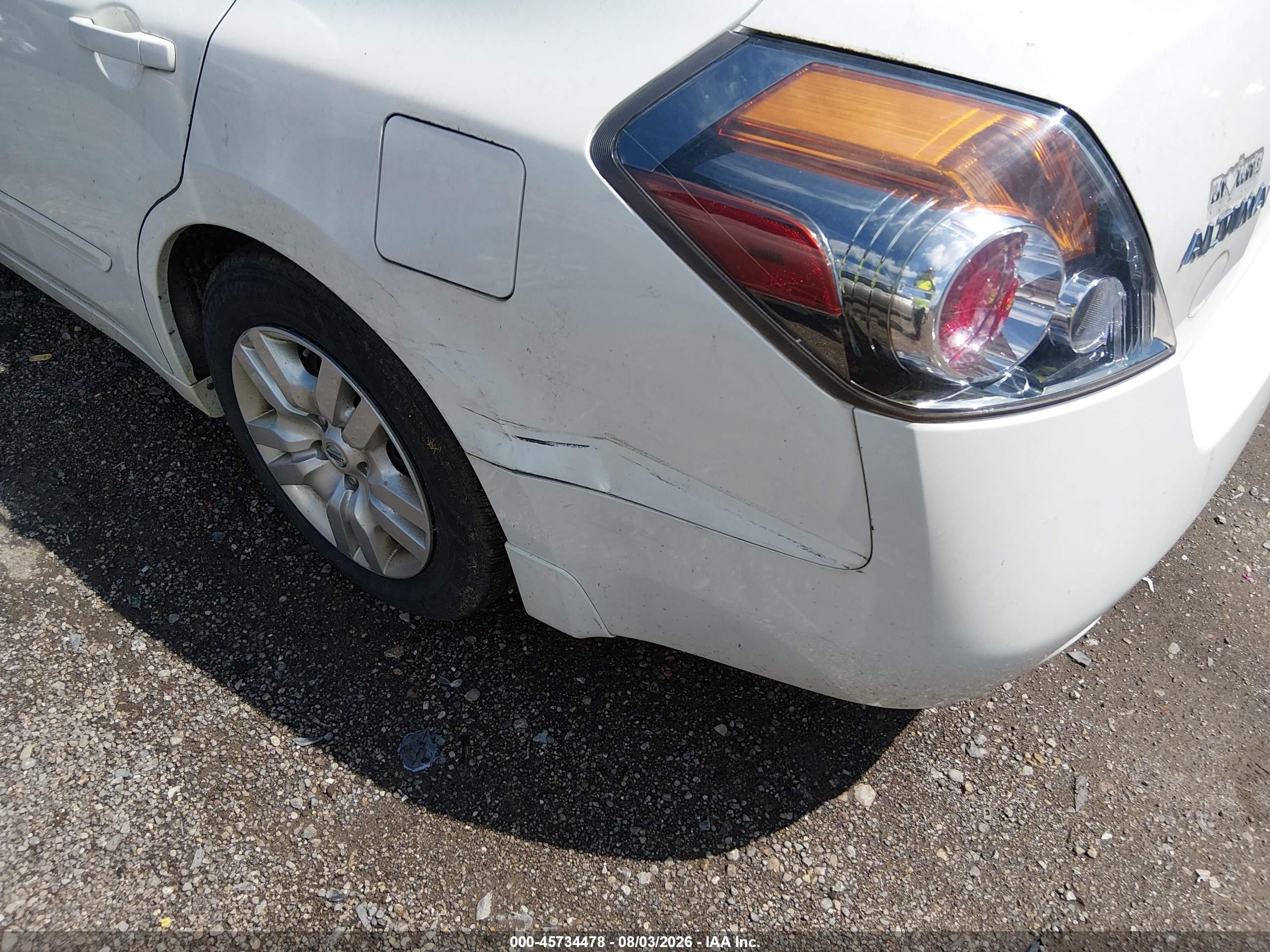 2012 Nissan Altima 2.5 S Белый vin: 1N4AL2AP6CC140744