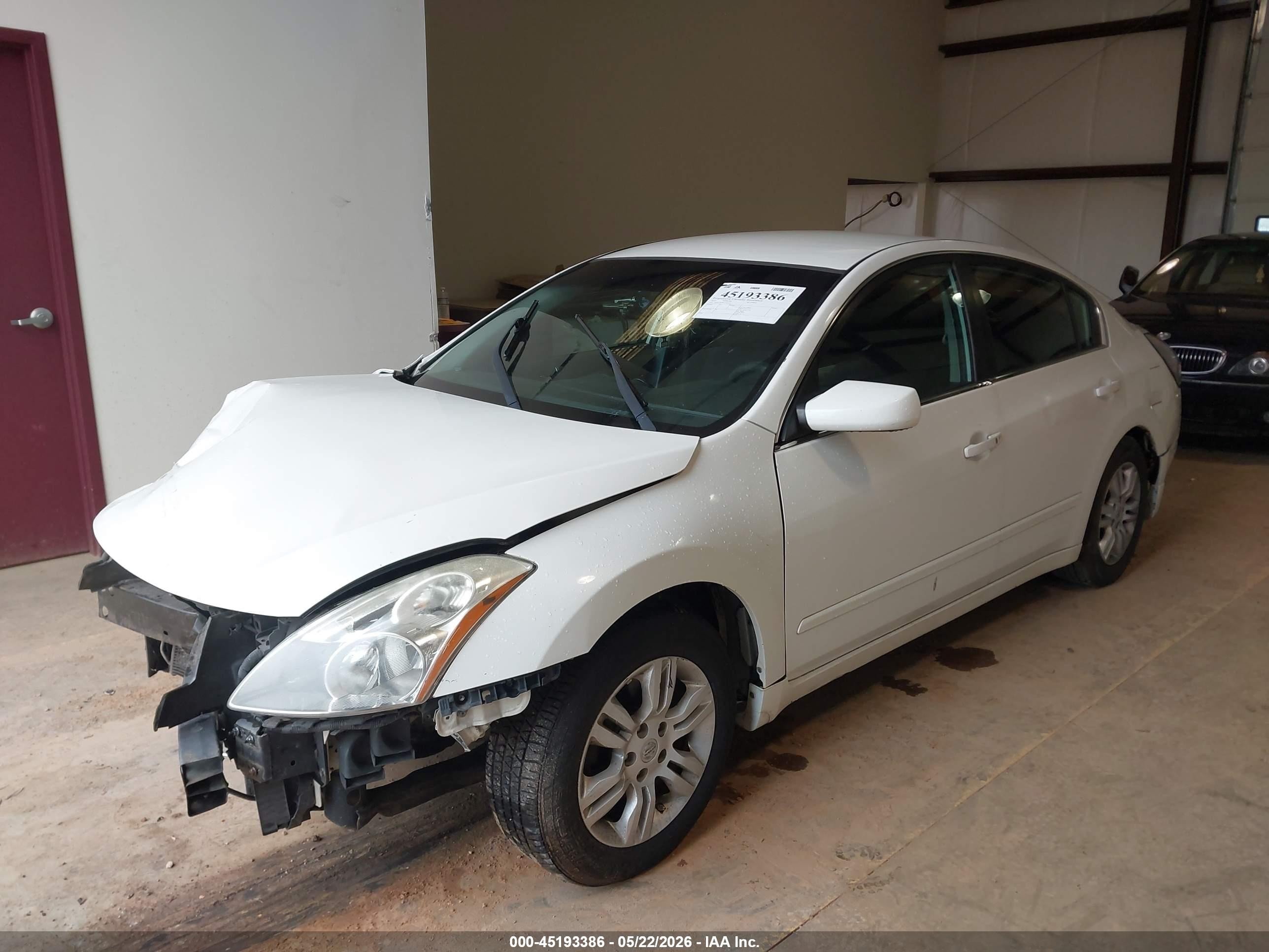 2012 Nissan Altima 2.5 S Белый vin: 1N4AL2AP6CC165515