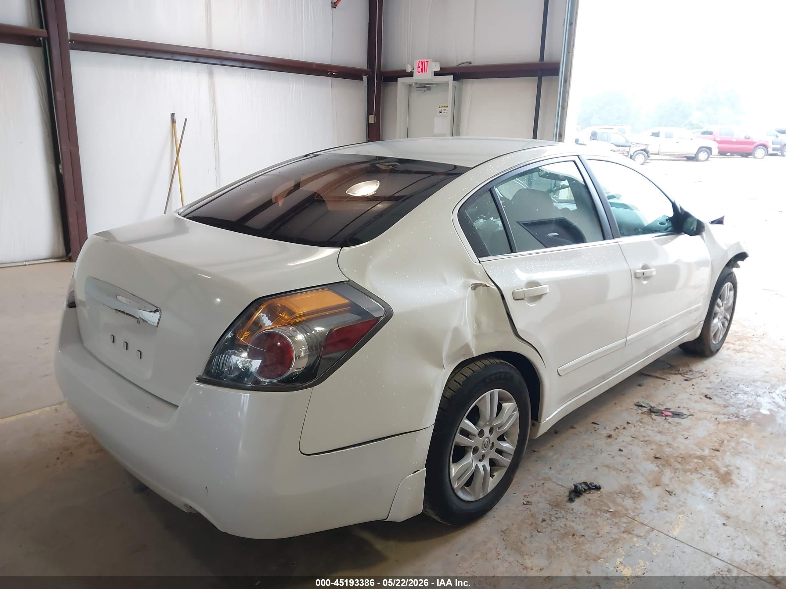 2012 Nissan Altima 2.5 S Белый vin: 1N4AL2AP6CC165515