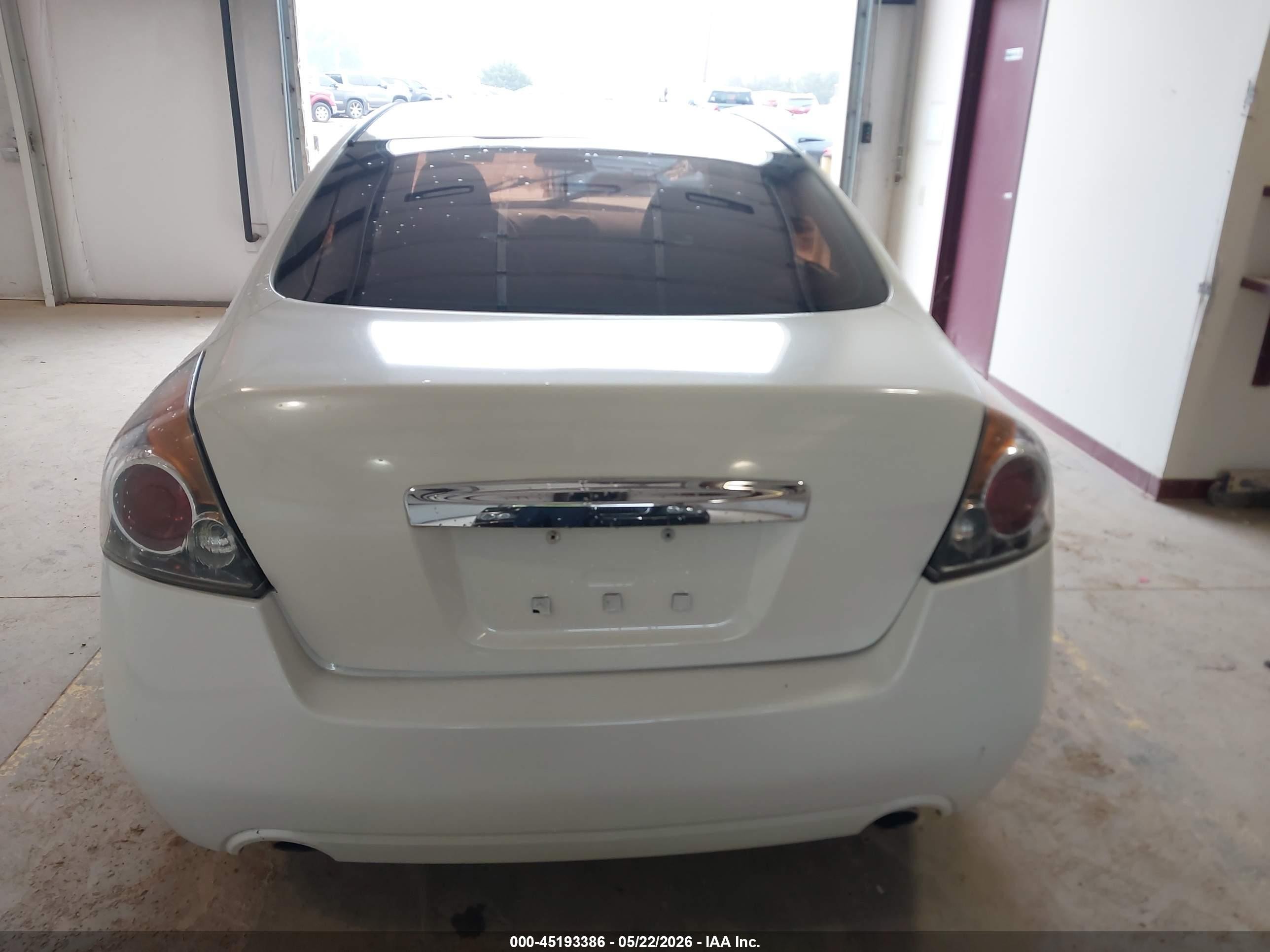 2012 Nissan Altima 2.5 S Белый vin: 1N4AL2AP6CC165515