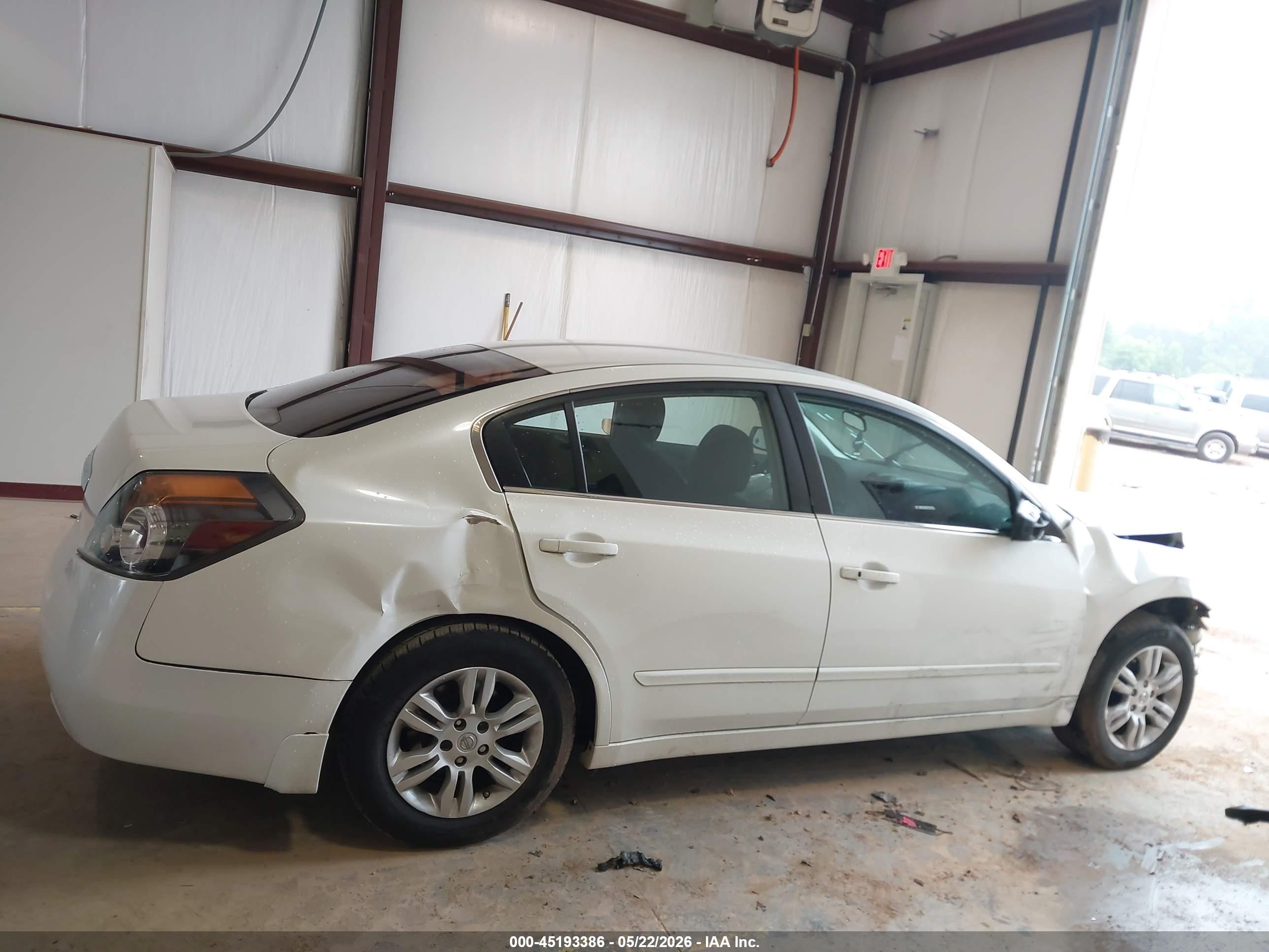 2012 Nissan Altima 2.5 S Белый vin: 1N4AL2AP6CC165515