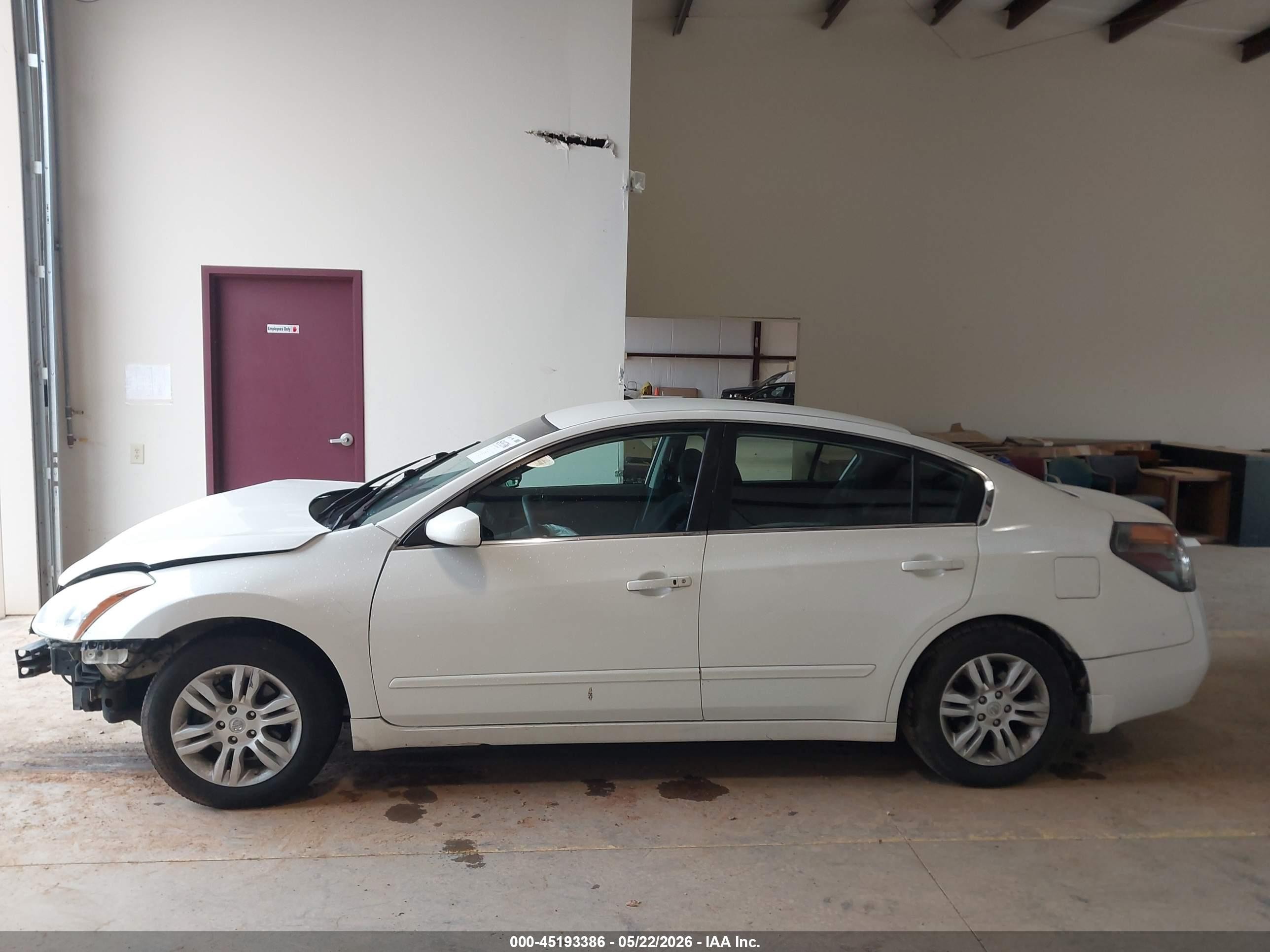 2012 Nissan Altima 2.5 S Белый vin: 1N4AL2AP6CC165515