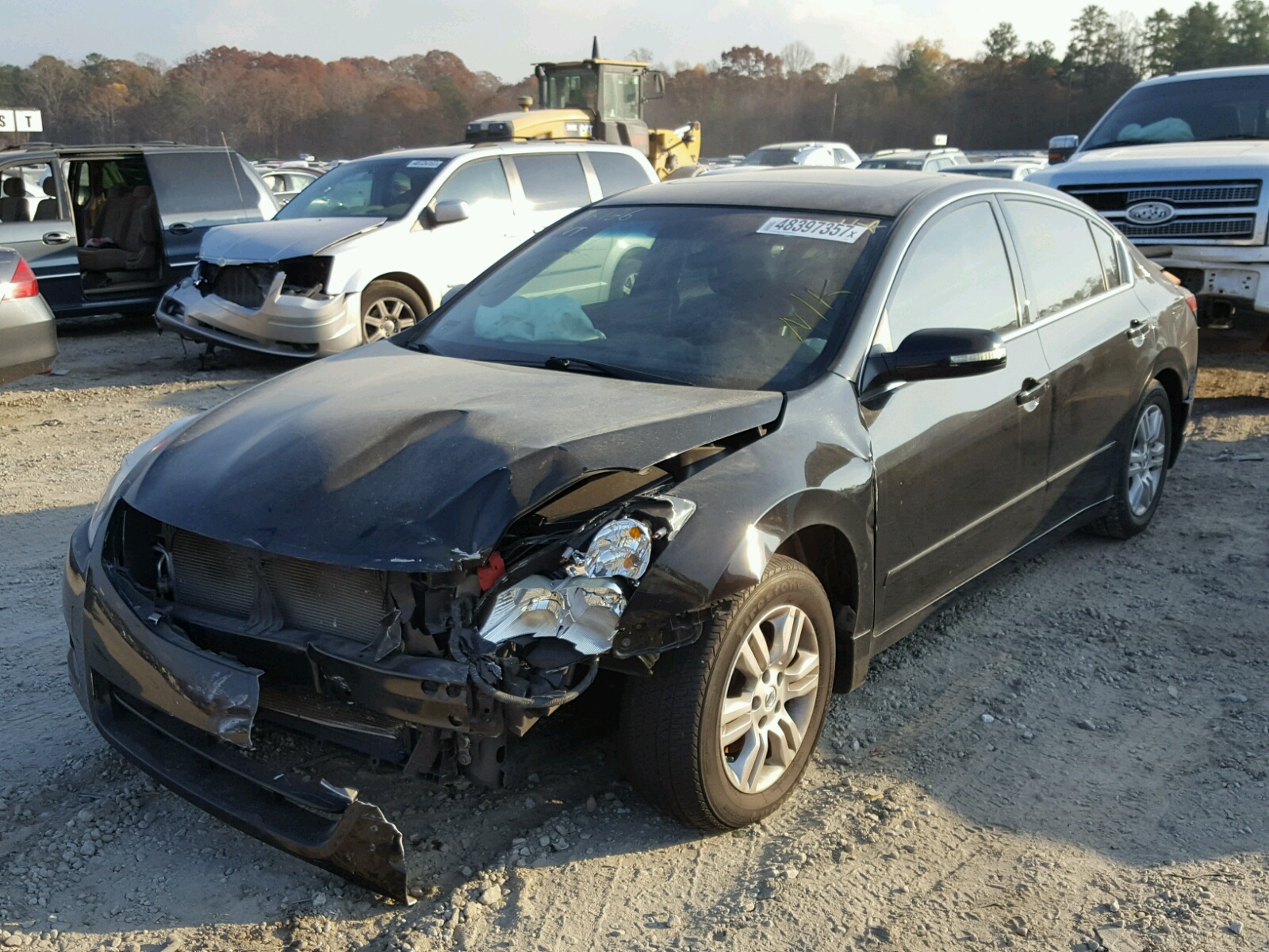 2012 Nissan Altima Base Black vin: 1N4AL2AP6CC178698