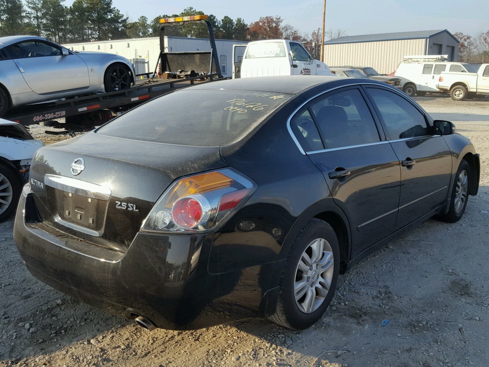2012 Nissan Altima Base Black vin: 1N4AL2AP6CC178698