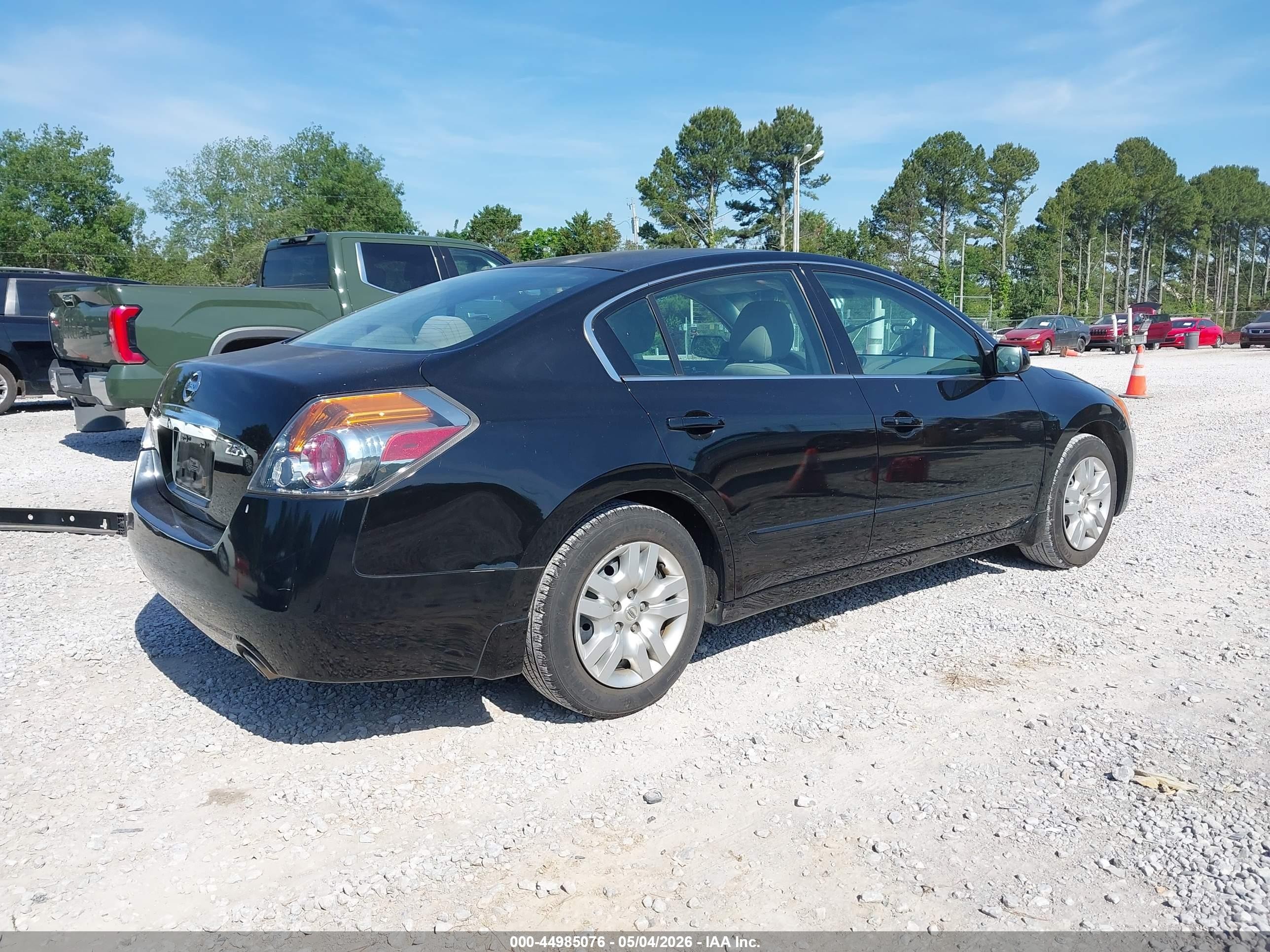 2012 Nissan Altima 2.5 S Black vin: 1N4AL2AP6CC179625