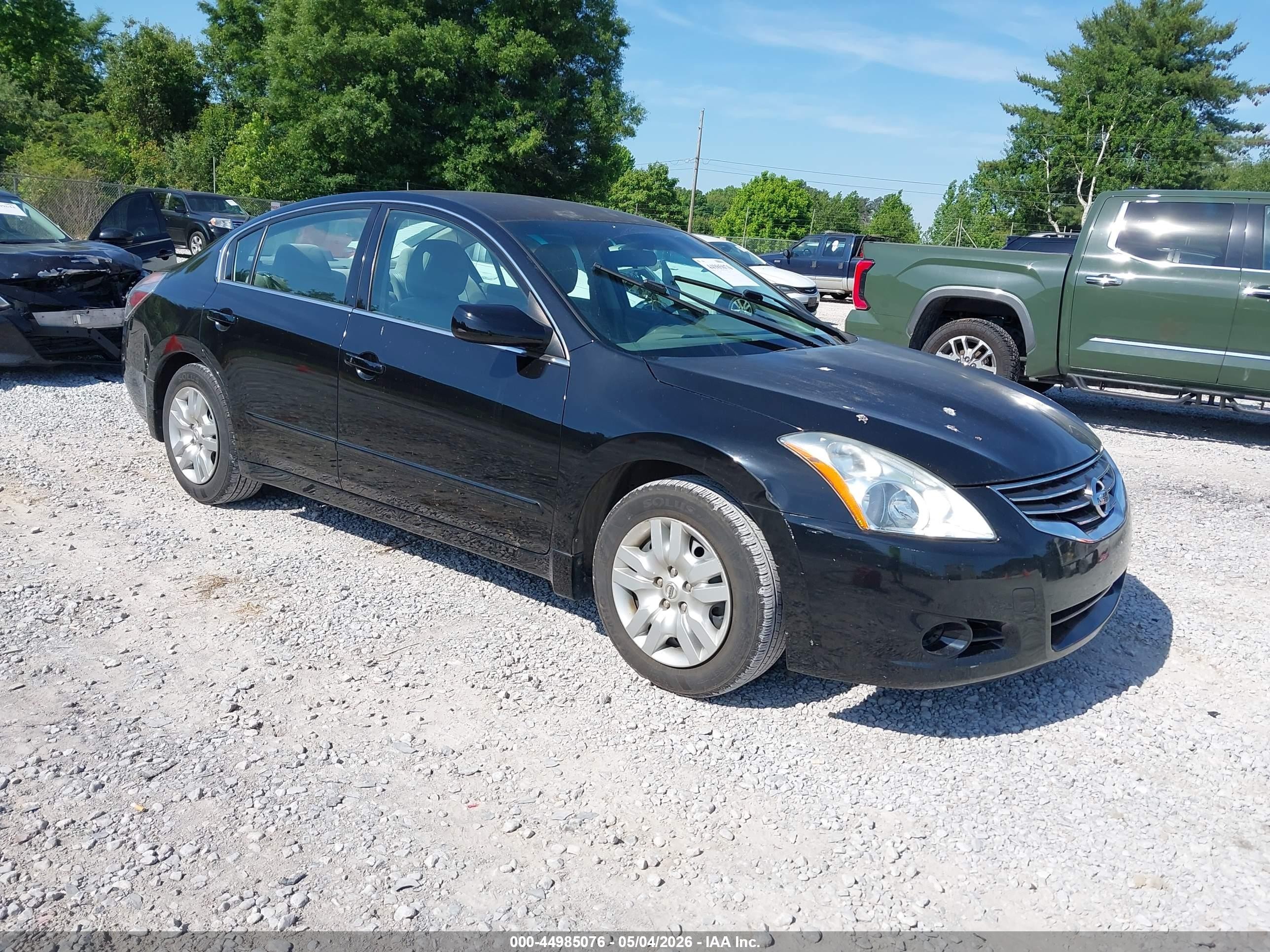 2012 Nissan Altima 2.5 S Black vin: 1N4AL2AP6CC179625