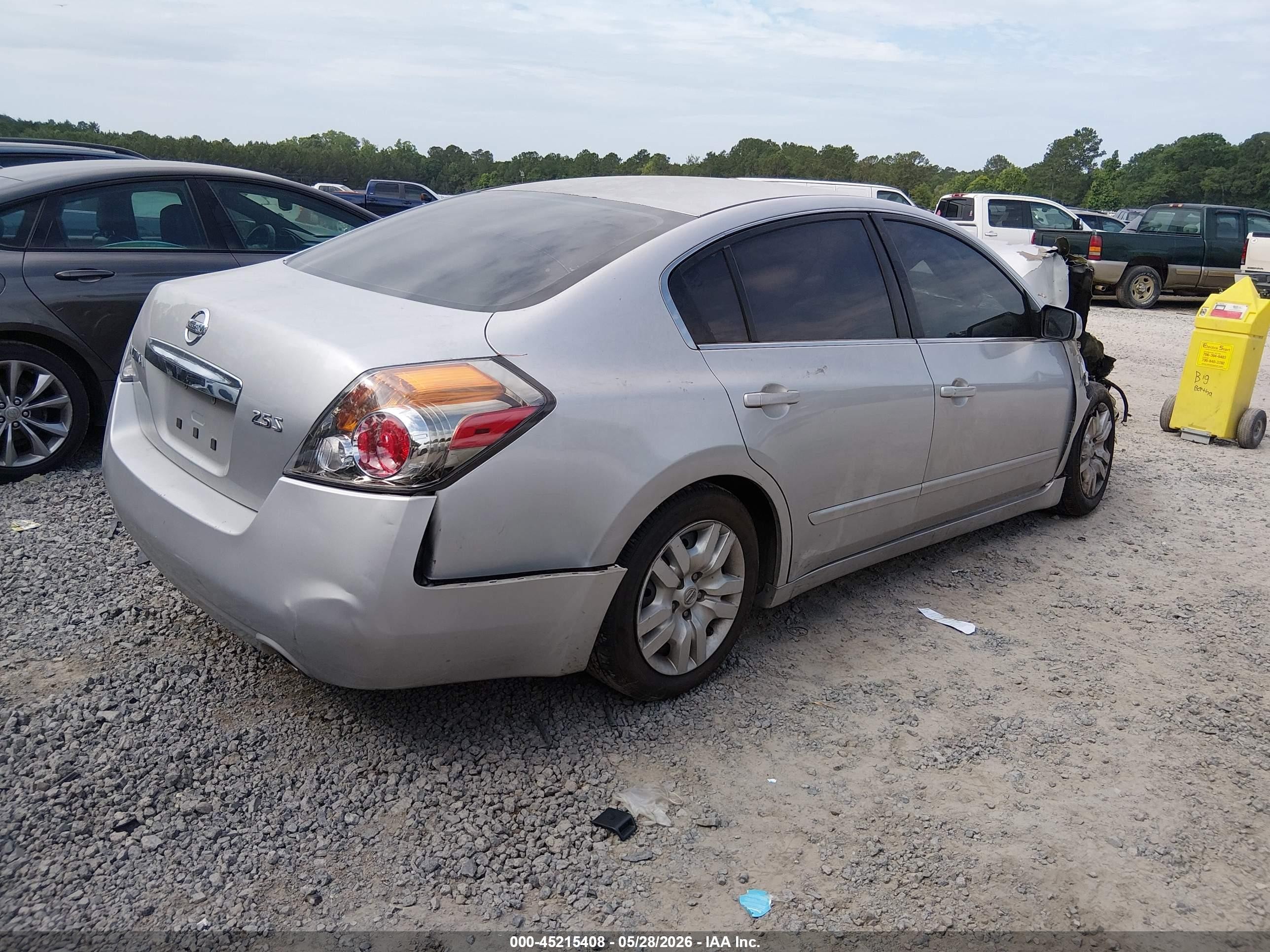 2012 Nissan Altima 2.5 S Silver vin: 1N4AL2AP6CC184047