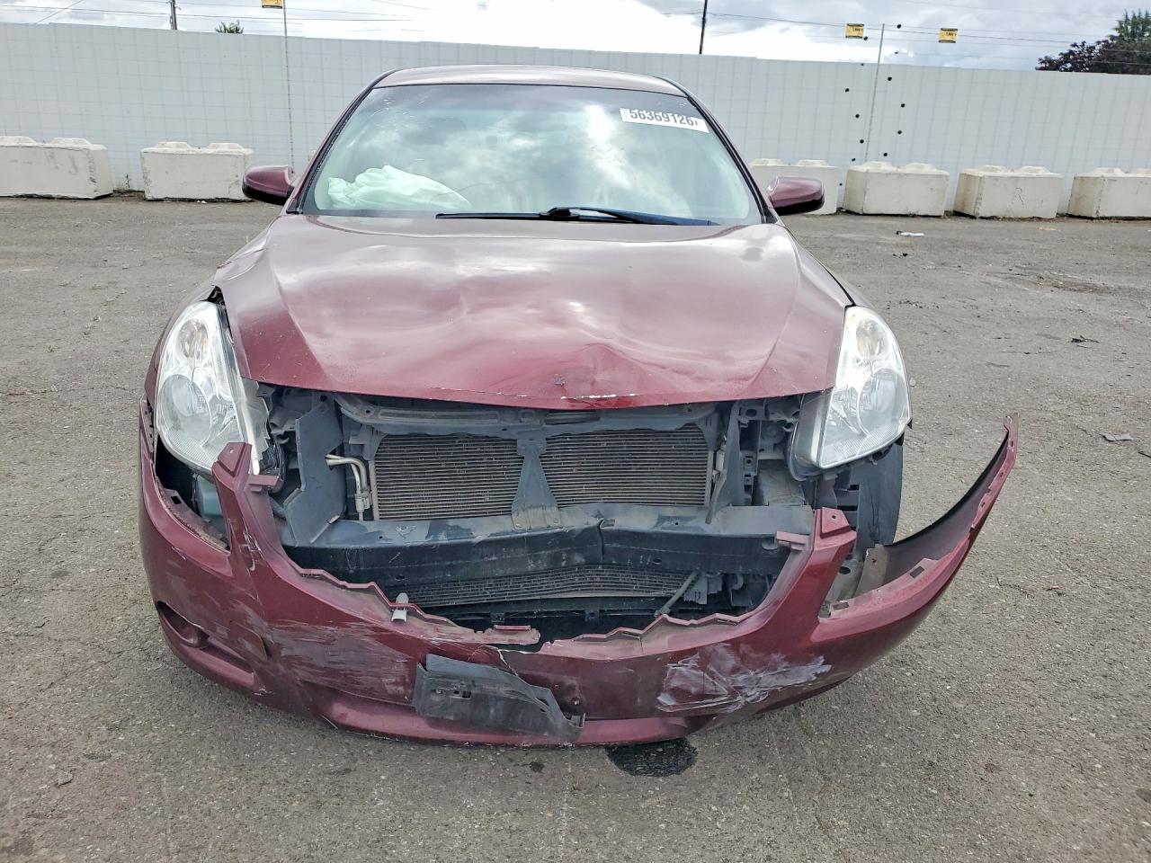 2012 Nissan Altima 2.5 Burgundy vin: 1N4AL2AP6CC206323